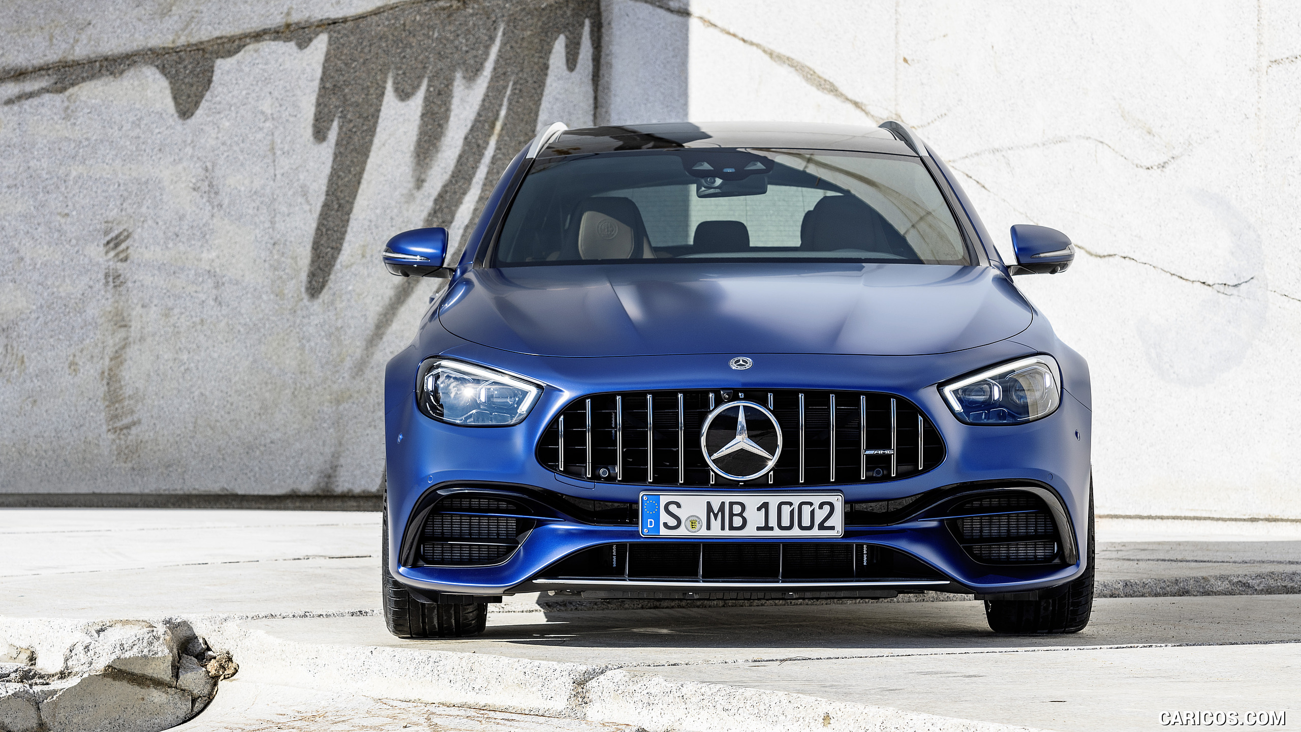 2021 Mercedes-AMG E 63 S Estate (Color: Brilliant Blue Magno) - Front, #21 of 95