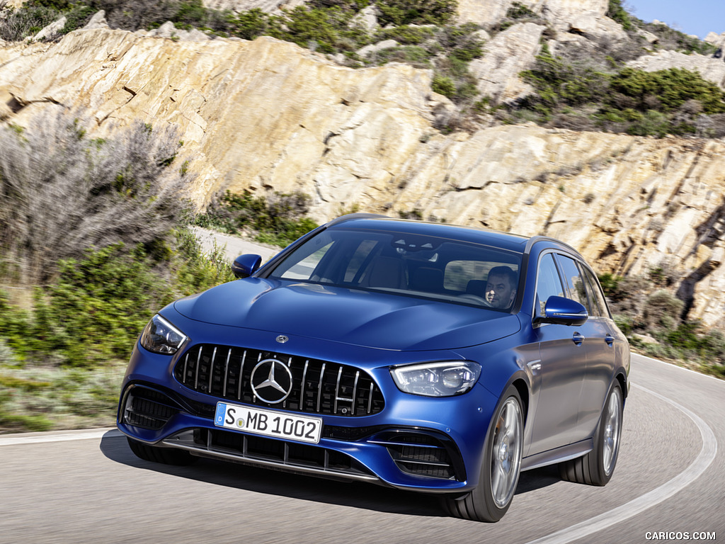 2021 Mercedes-AMG E 63 S Estate (Color: Brilliant Blue Magno) - Front