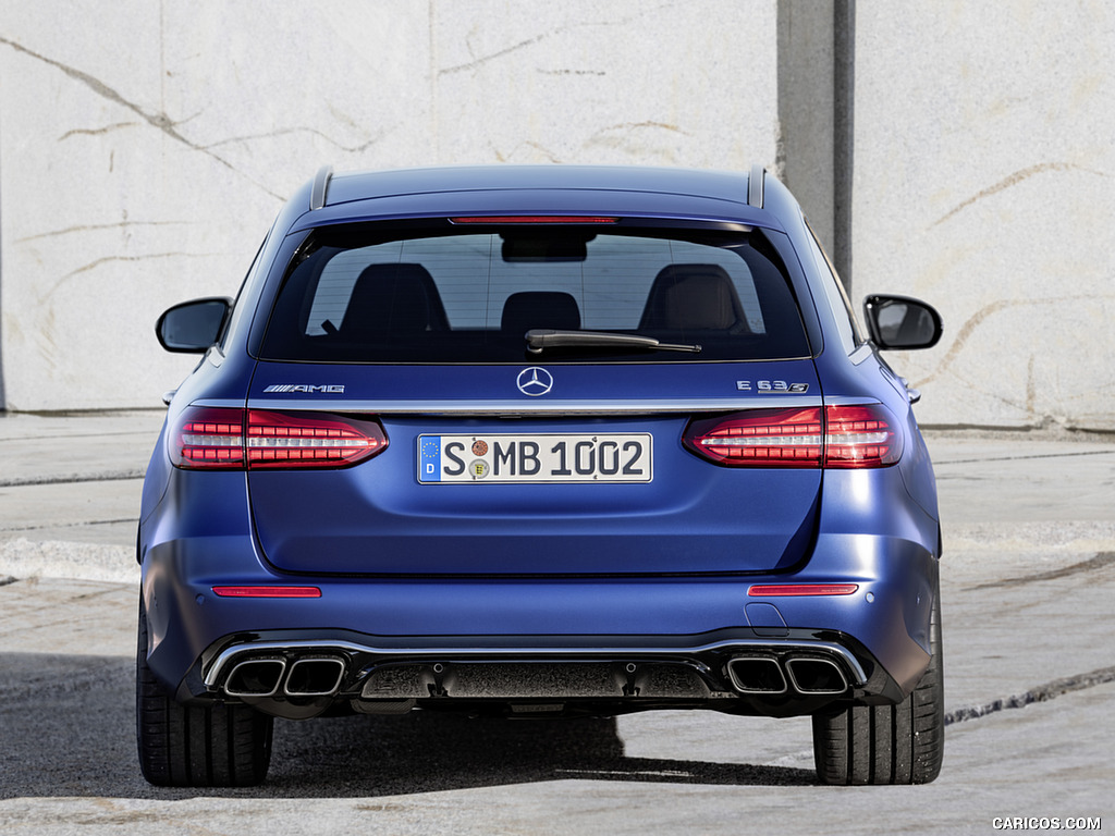 2021 Mercedes-AMG E 63 S Estate (Color: Brilliant Blue Magno) - Rear