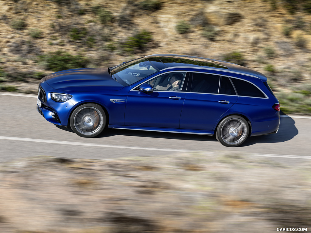 2021 Mercedes-AMG E 63 S Estate (Color: Brilliant Blue Magno) - Side