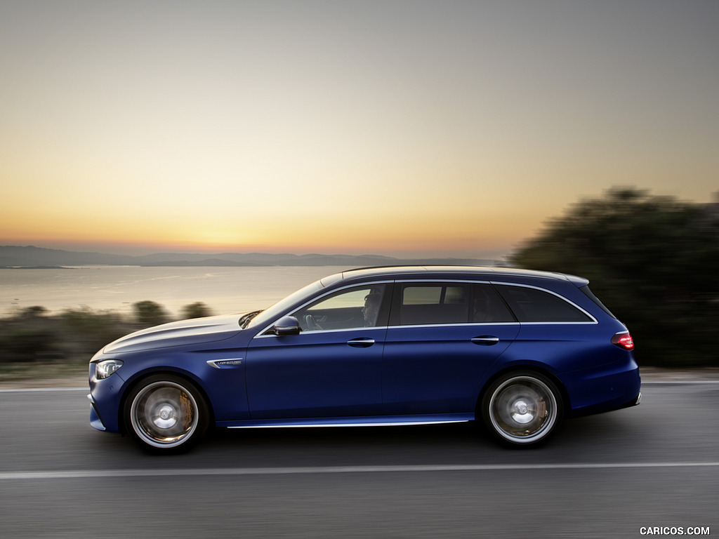 2021 Mercedes-AMG E 63 S Estate (Color: Brilliant Blue Magno) - Side