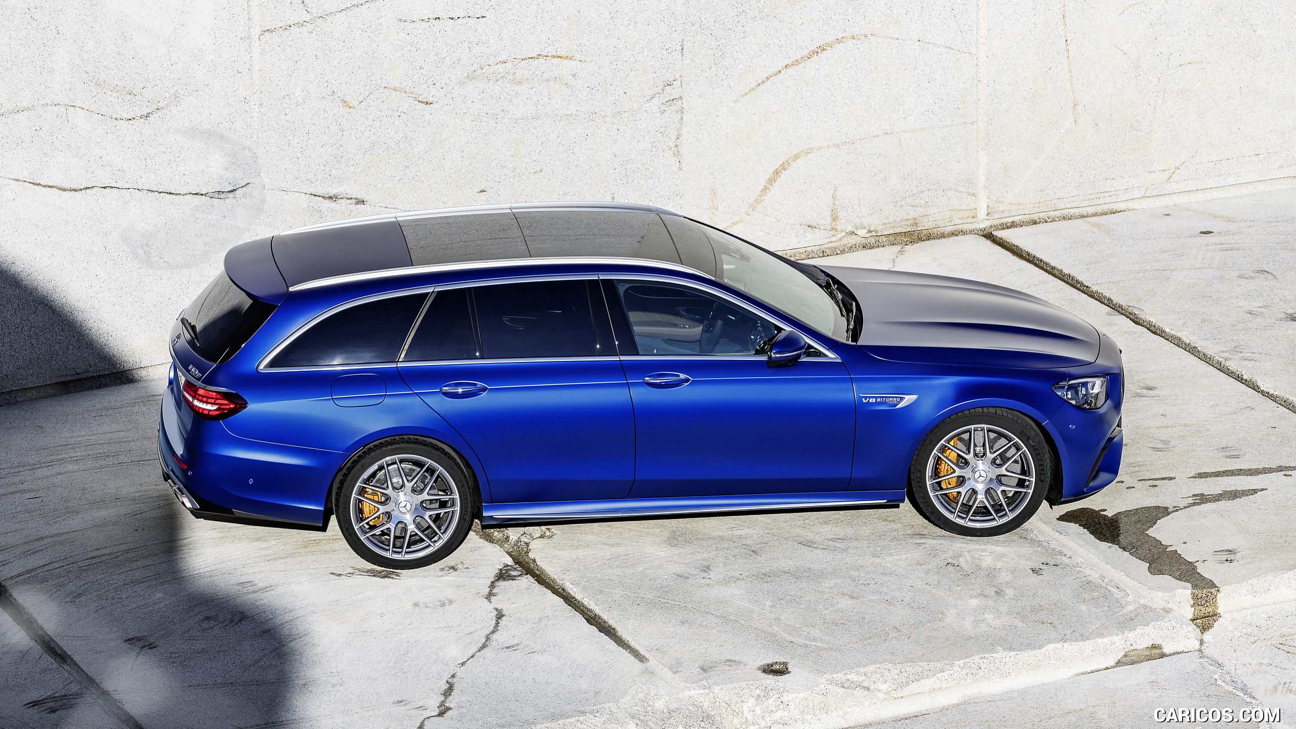 2021 Mercedes-AMG E 63 S Estate (Color: Brilliant Blue Magno) - Side ...