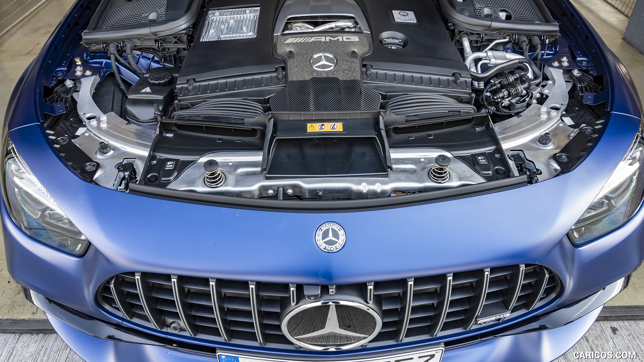 2021 Mercedes-AMG E 63 S Estate 4MATIC+ (Color: Designo Magno Brilliant Blue) - Engine, #80 of 95