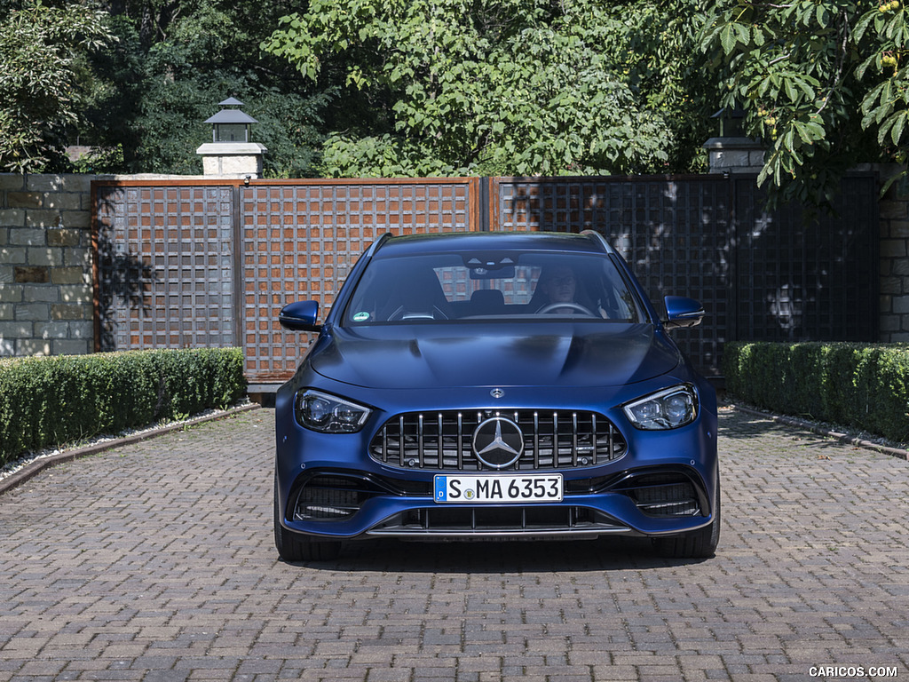 2021 Mercedes-AMG E 63 S Estate 4MATIC+ (Color: Designo Magno Brilliant Blue) - Front