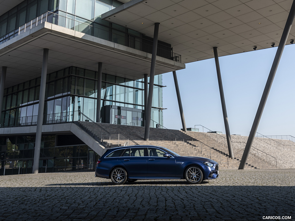 2021 Mercedes-AMG E 63 S Estate 4MATIC+ (Color: Designo Magno Brilliant Blue) - Side