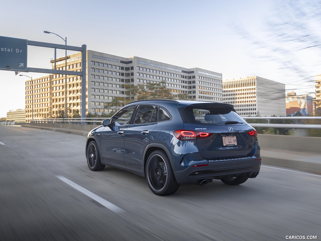 2021 Mercedes-AMG GLA 35 (US-Spec) - Rear Three-Quarter