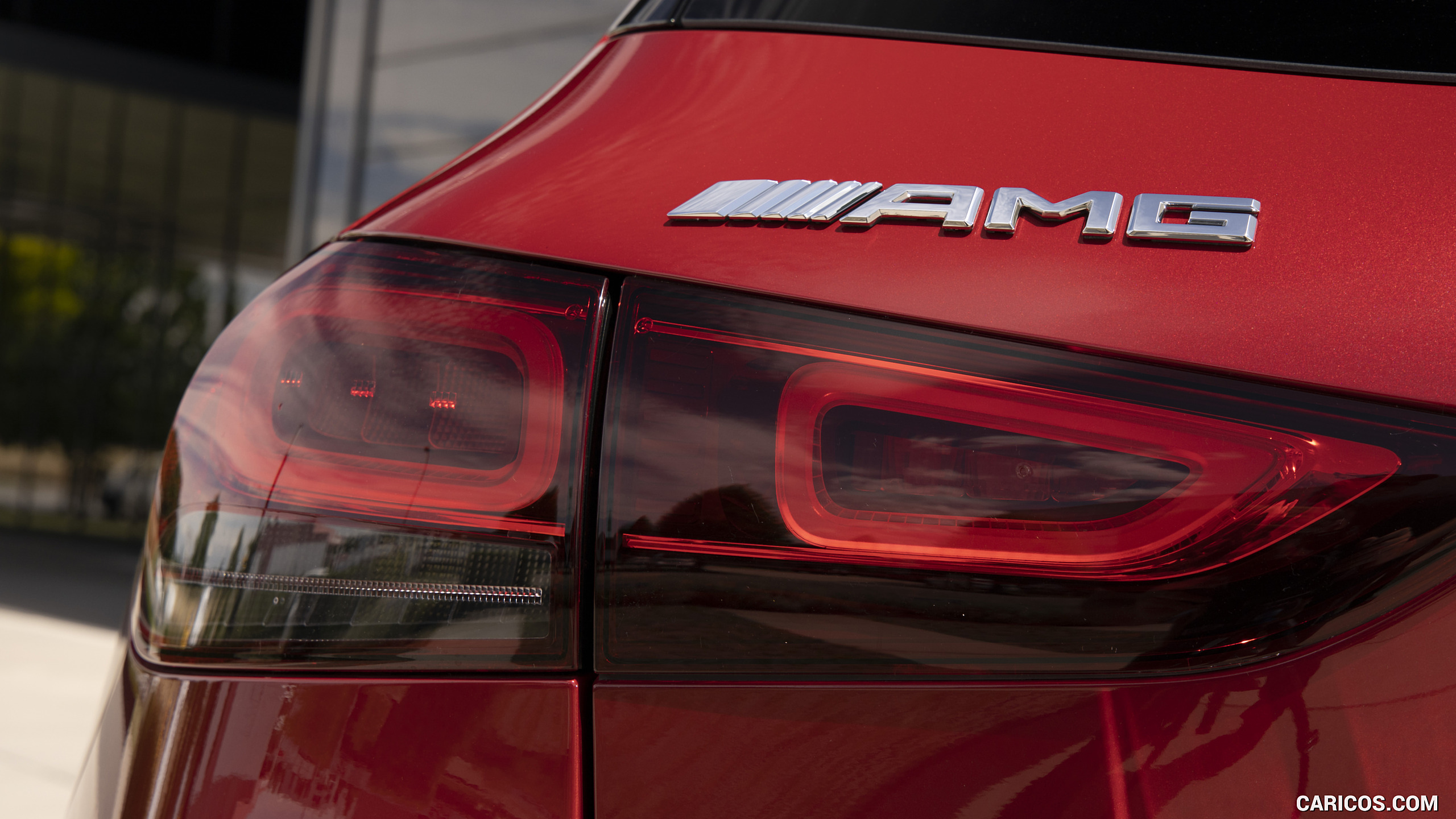 2021 Mercedes-AMG GLA 35 4MATIC (Color: Designo Patagonia Red Metallic) - Tail Light, #53 of 104