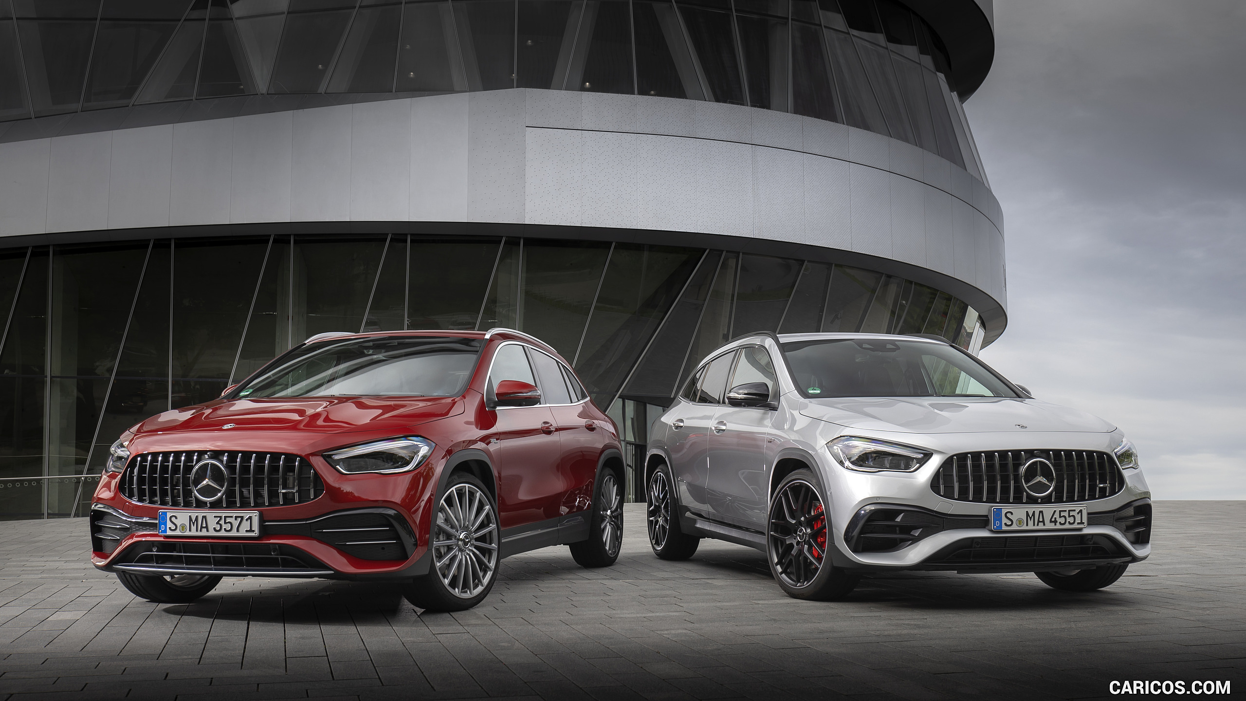 2021 Mercedes-AMG GLA 35 4MATIC (Color: Designo Patagonia Red Metallic) and GLA 45 S, #47 of 104