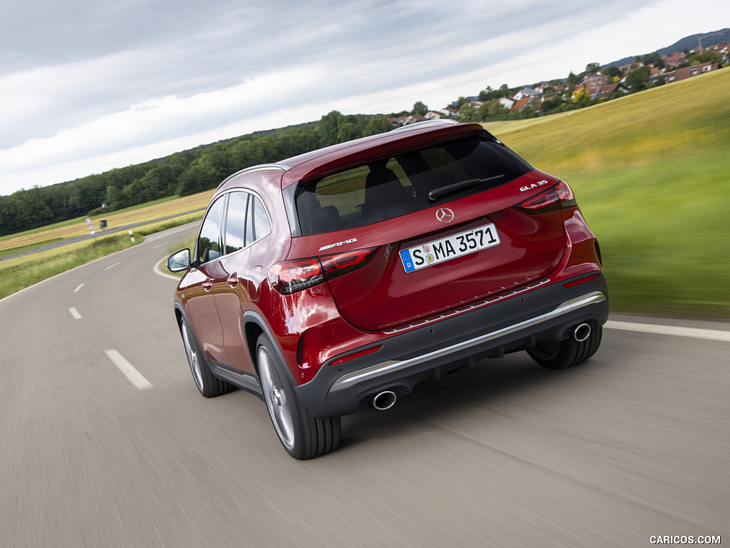 2021 Mercedes-AMG GLA 35 4MATIC (Color: Designo Patagonia Red Metallic) - Rear