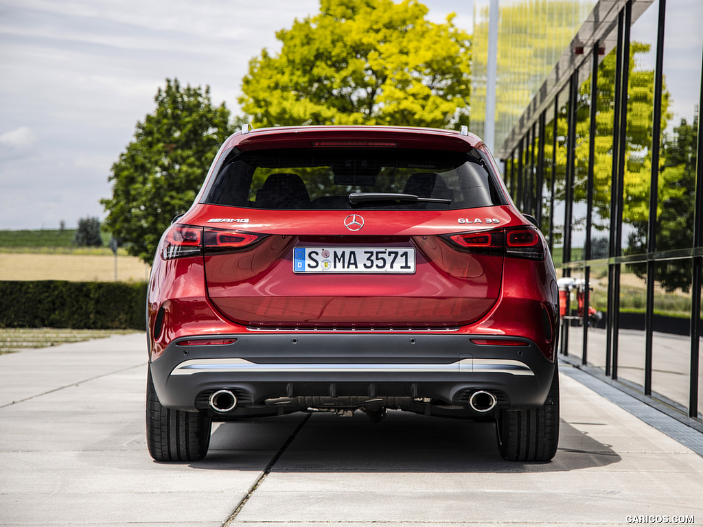 2021 Mercedes-AMG GLA 35 4MATIC (Color: Designo Patagonia Red Metallic) - Rear