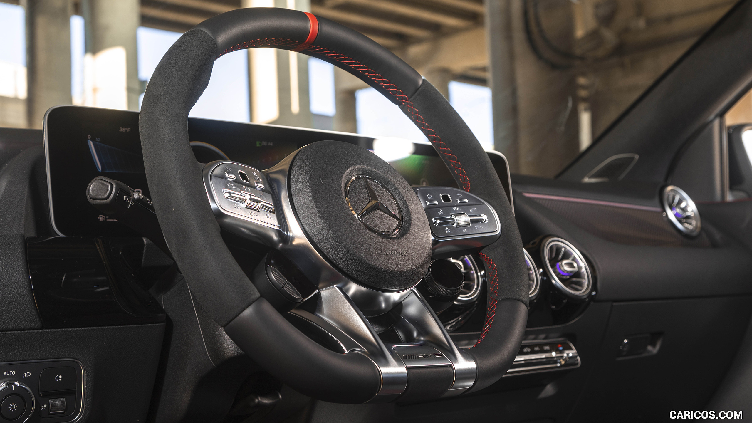 2021 Mercedes-AMG GLA 45 - Interior, Steering Wheel, #90 of 97