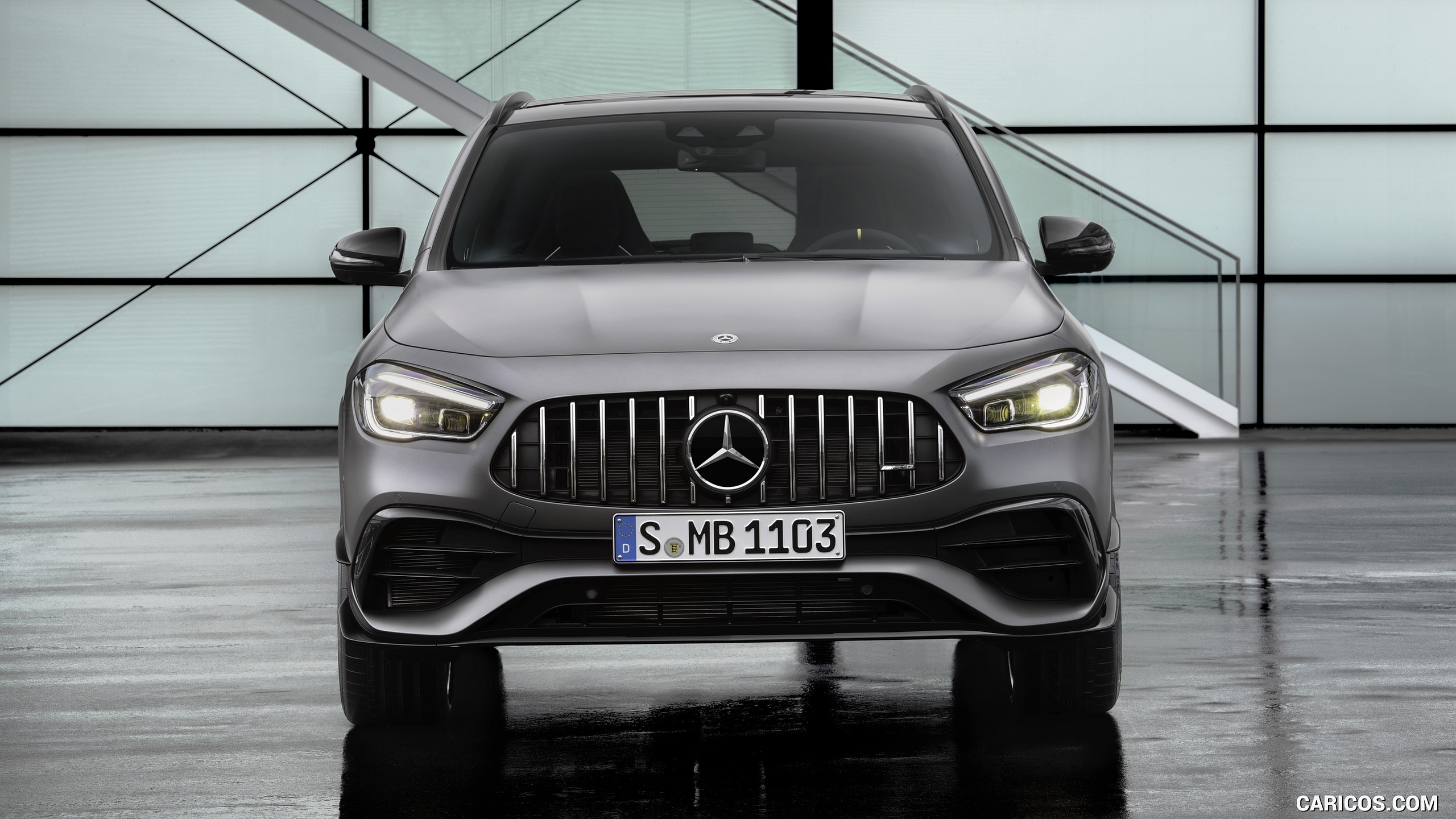 2021 Mercedes-AMG GLA 45 S 4MATIC+ (Color: Magno Grey) - Front | Caricos