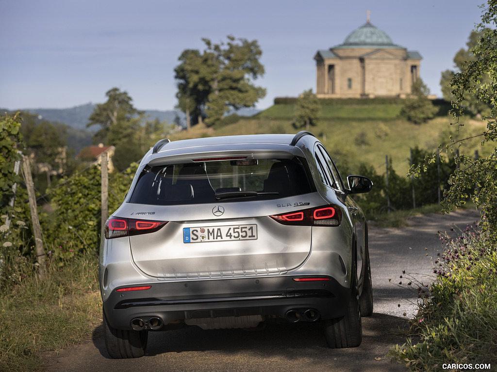 2021 Mercedes-AMG GLA 45 S 4MATIC+ (Color: Iridium Silver Metallic) - Rear