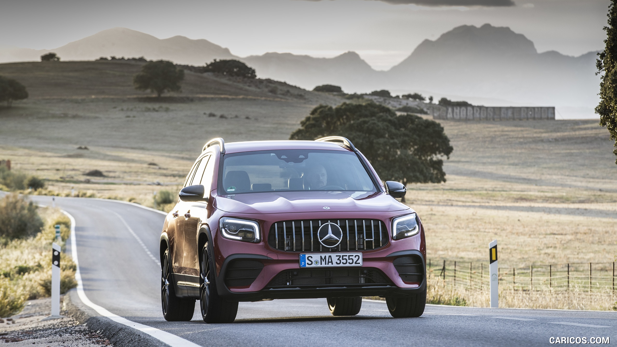 2021 Mercedes-AMG GLB 35 4MATIC (Color: Designo Patagonia Red Metallic) - Front, #32 of 95