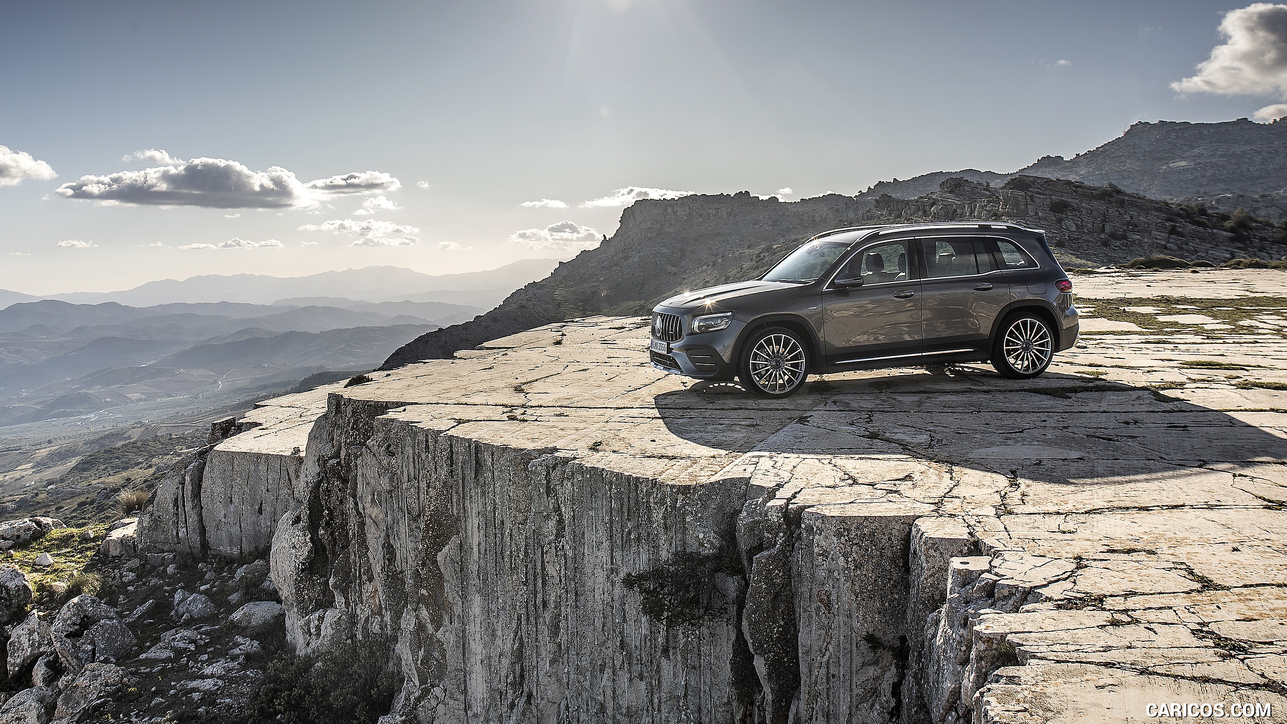 2021 Mercedes-AMG GLB 35 4MATIC (Color: Mountain Gray Metallic) - Front Three-Quarter, #47 of 95