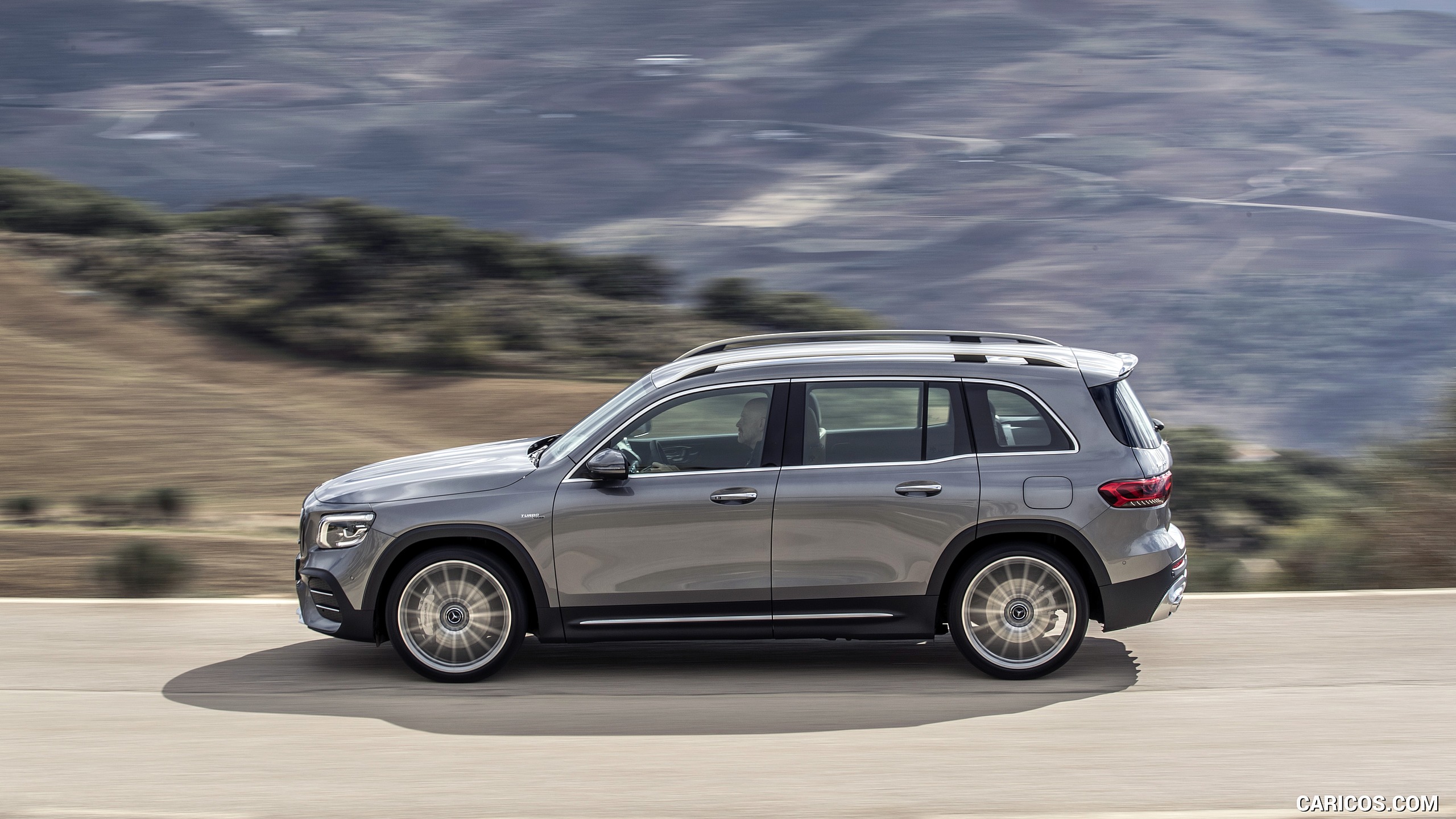 2021 Mercedes-AMG GLB 35 4MATIC (Color: Mountain Gray Metallic) - Side, #45 of 95