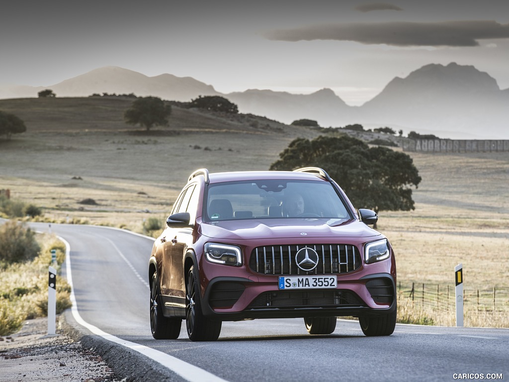 2021 Mercedes-AMG GLB 35 4MATIC (Color: Designo Patagonia Red Metallic) - Front