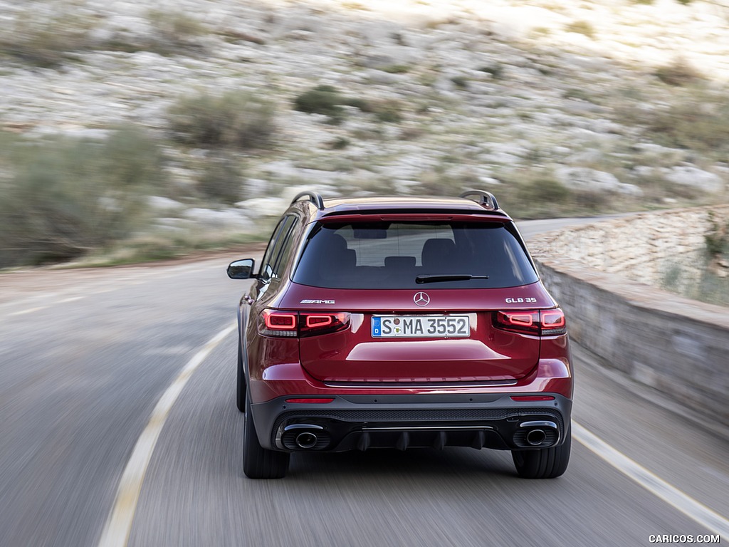 2021 Mercedes-AMG GLB 35 4MATIC (Color: Designo Patagonia Red Metallic) - Rear