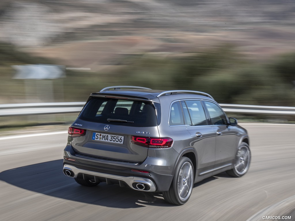 2021 Mercedes-AMG GLB 35 4MATIC (Color: Mountain Gray Metallic) - Rear Three-Quarter