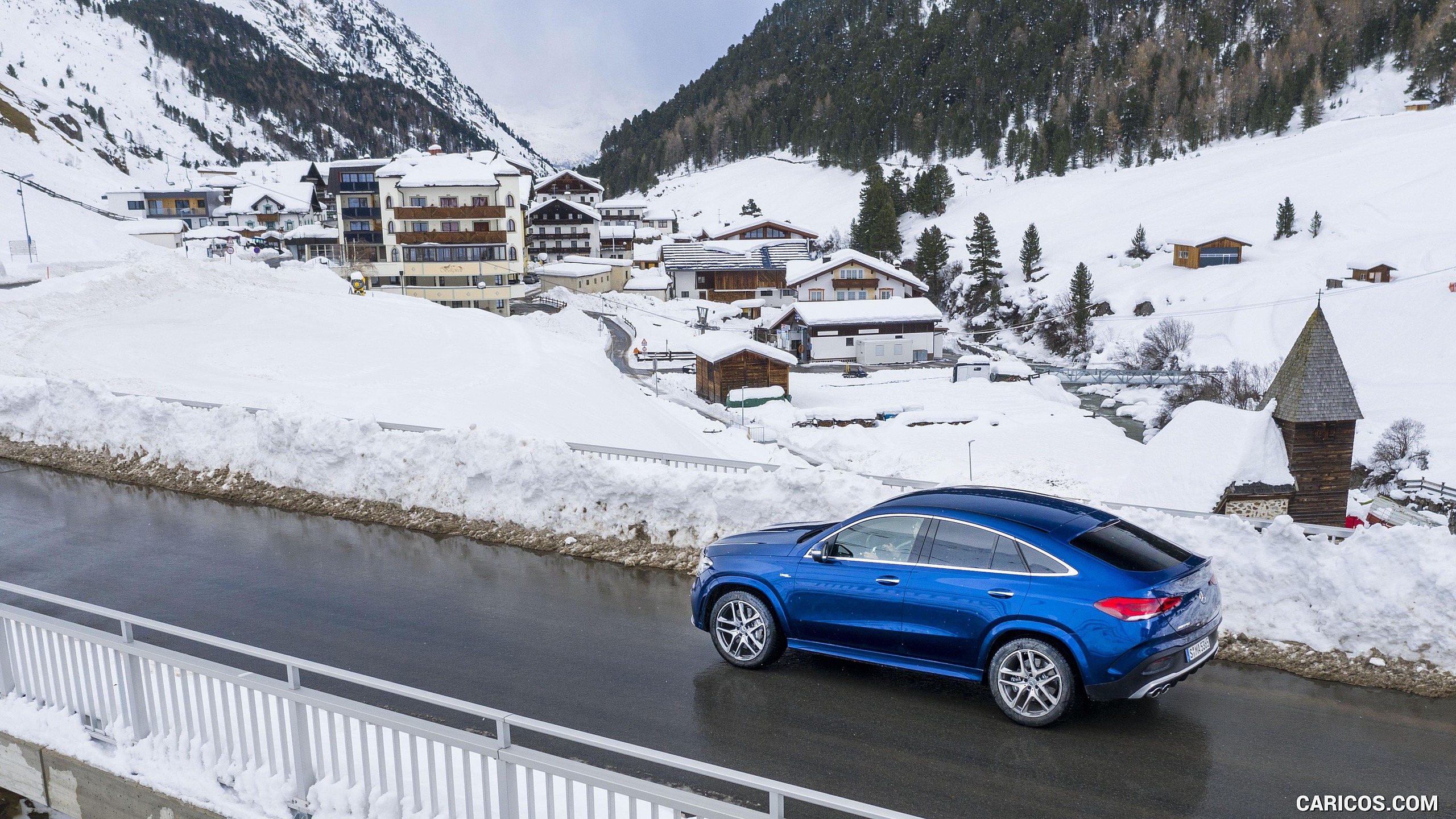 2021 Mercedes-AMG GLE 53 4MATIC Coupe (Color: Brilliant Blue Metallic) - Side, #41 of 178