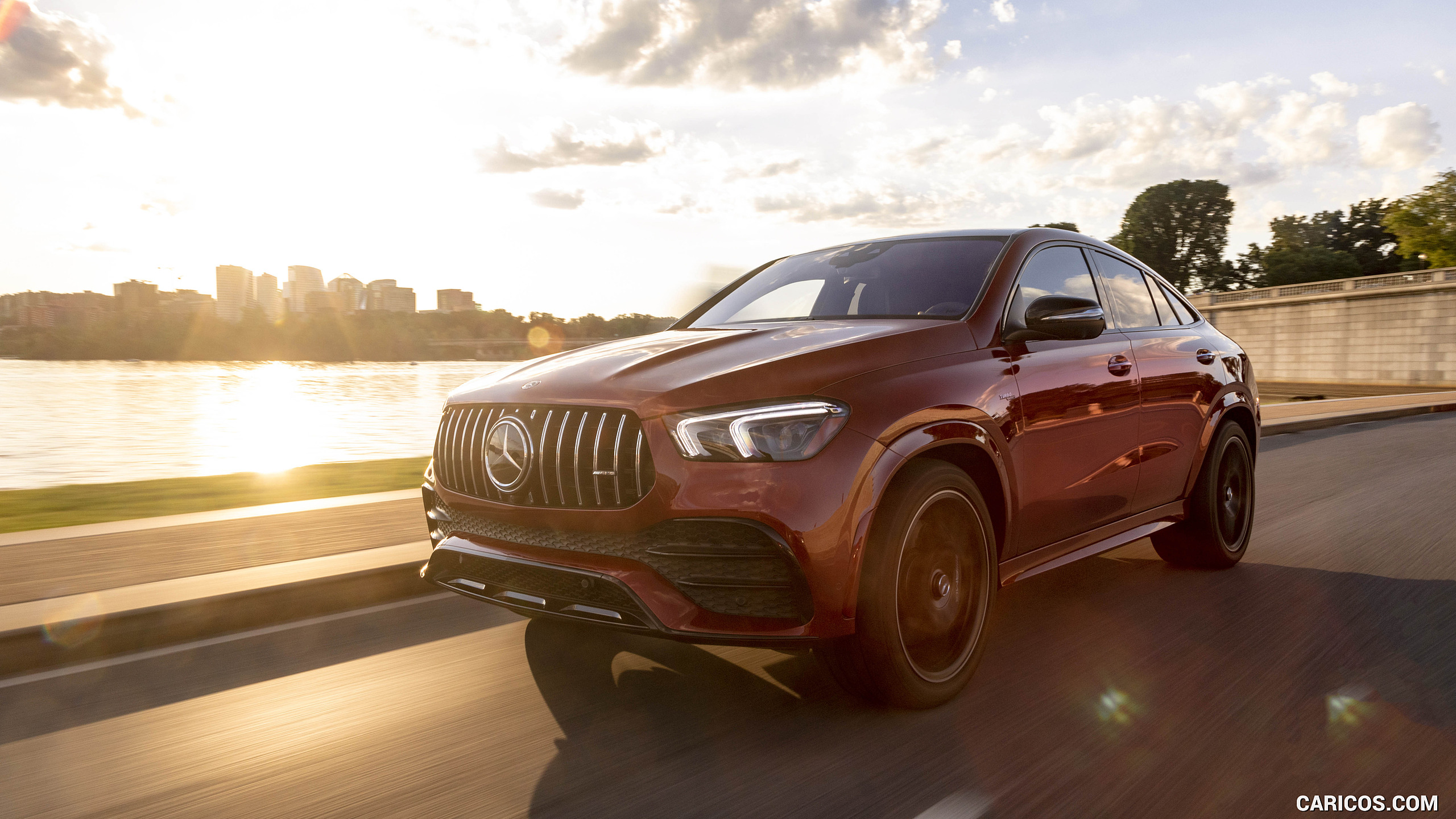 2021 Mercedes-AMG GLE 53 Coupe - Front Three-Quarter, #83 of 178