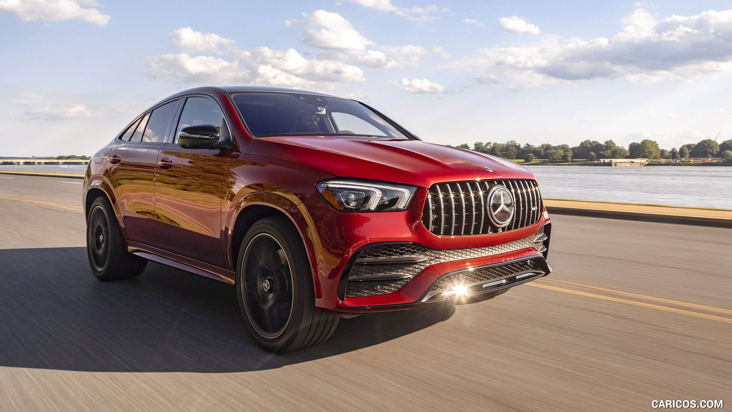 2021 Mercedes-AMG GLE 53 Coupe - Front Three-Quarter, #84 of 178