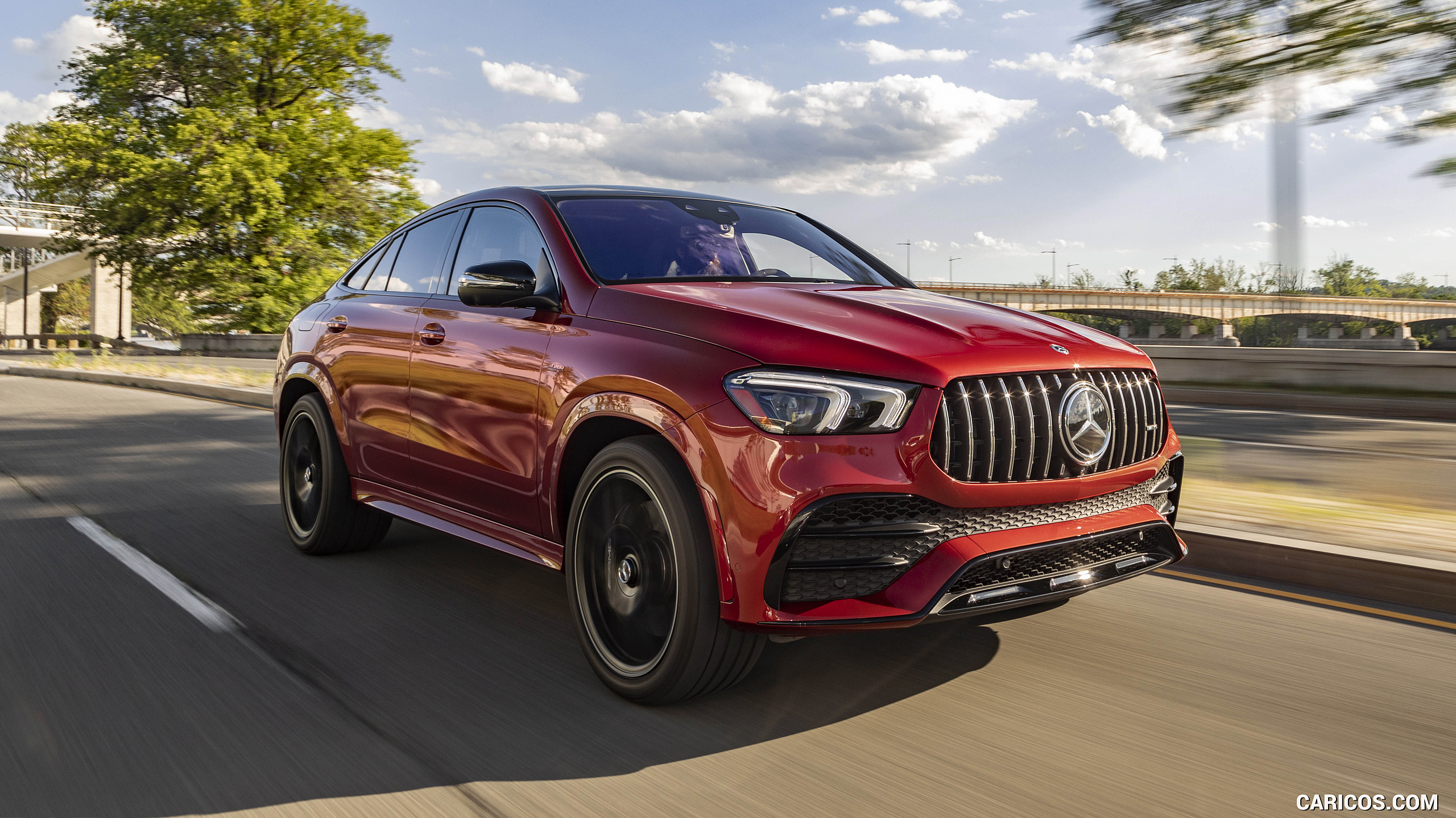 2021 Mercedes-AMG GLE 53 Coupe - Front Three-Quarter, #85 of 178