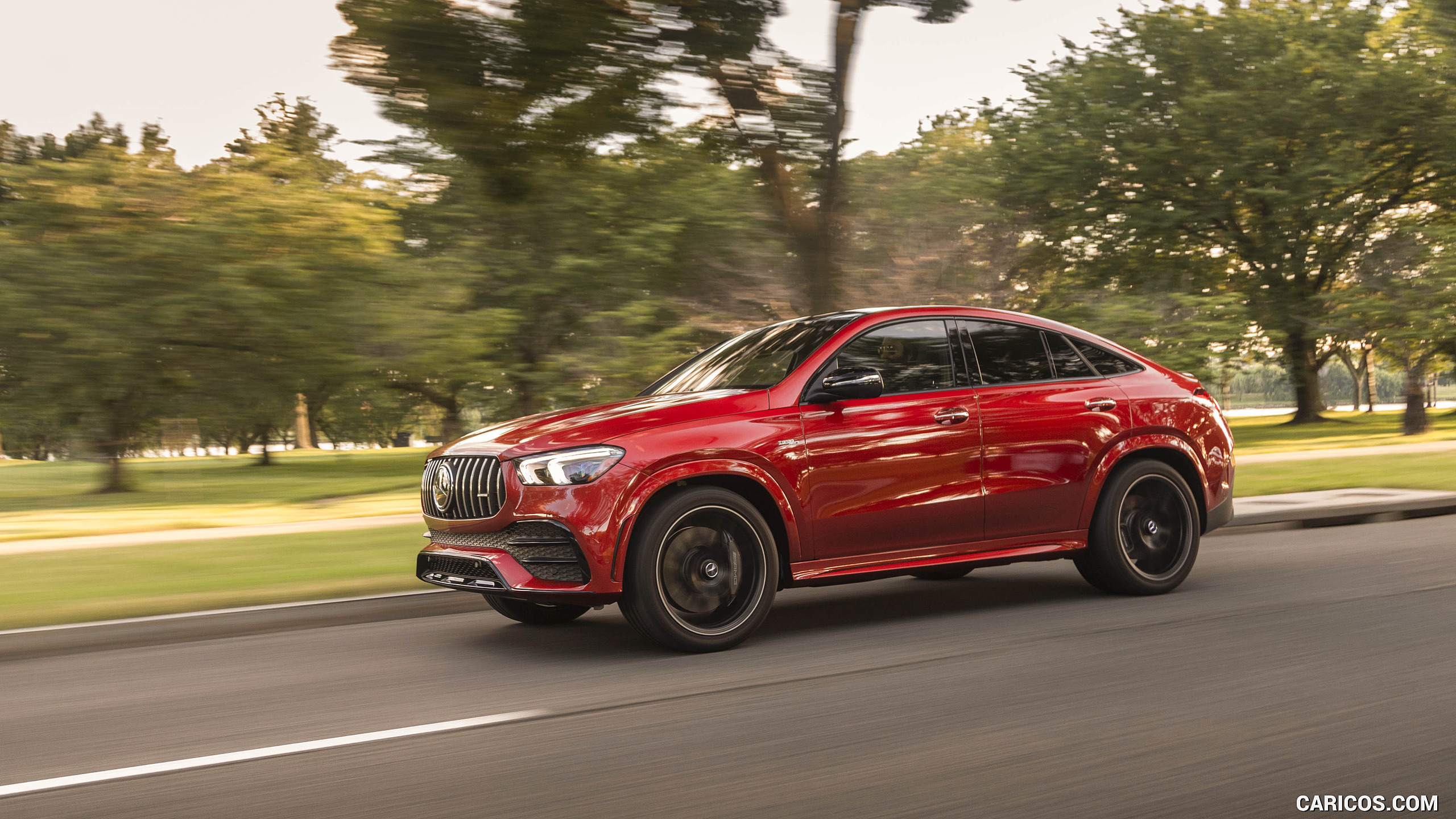 2021 Mercedes-AMG GLE 53 Coupe - Front Three-Quarter, #86 of 178