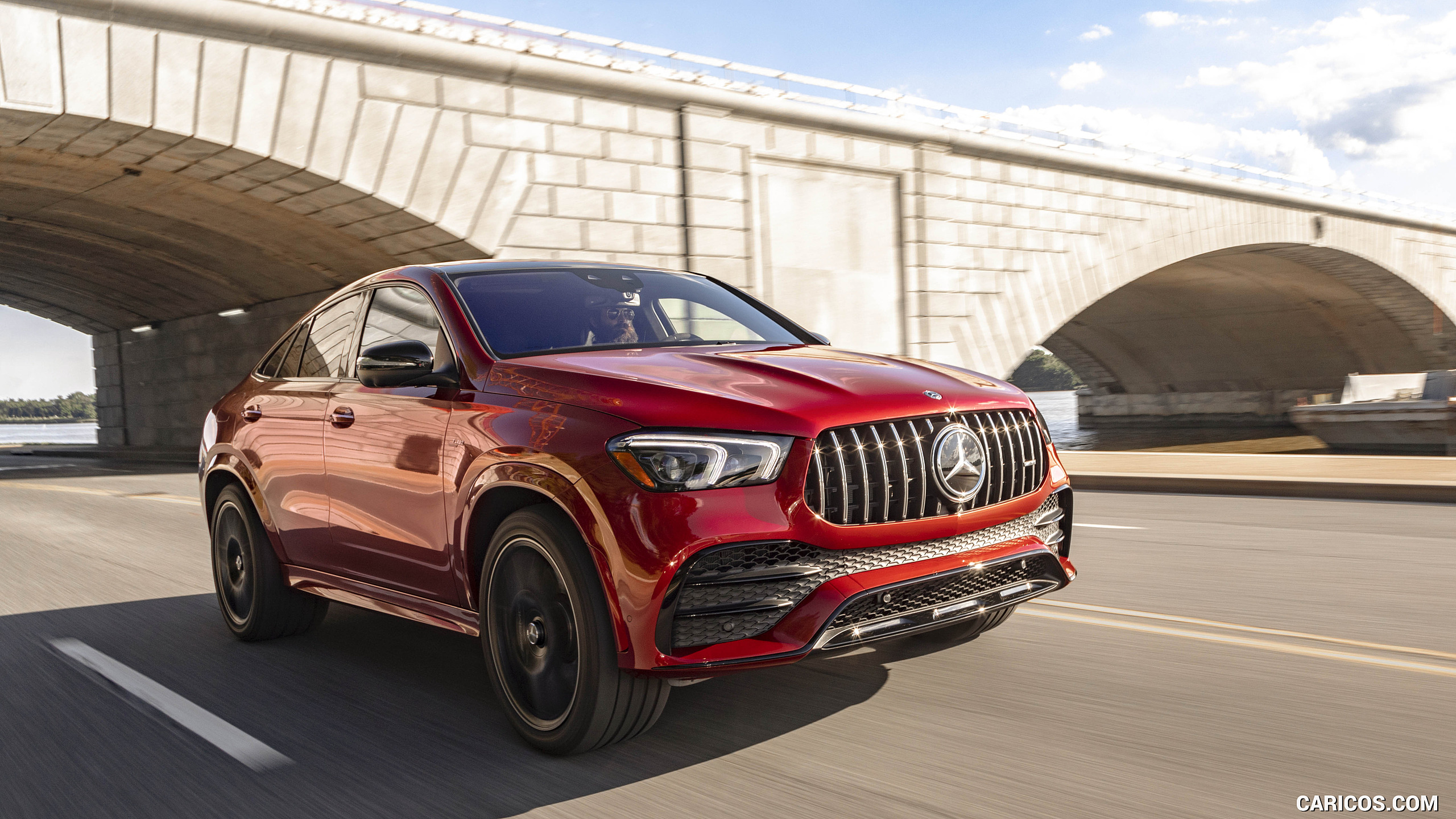 2021 Mercedes-AMG GLE 53 Coupe - Front Three-Quarter, #87 of 178