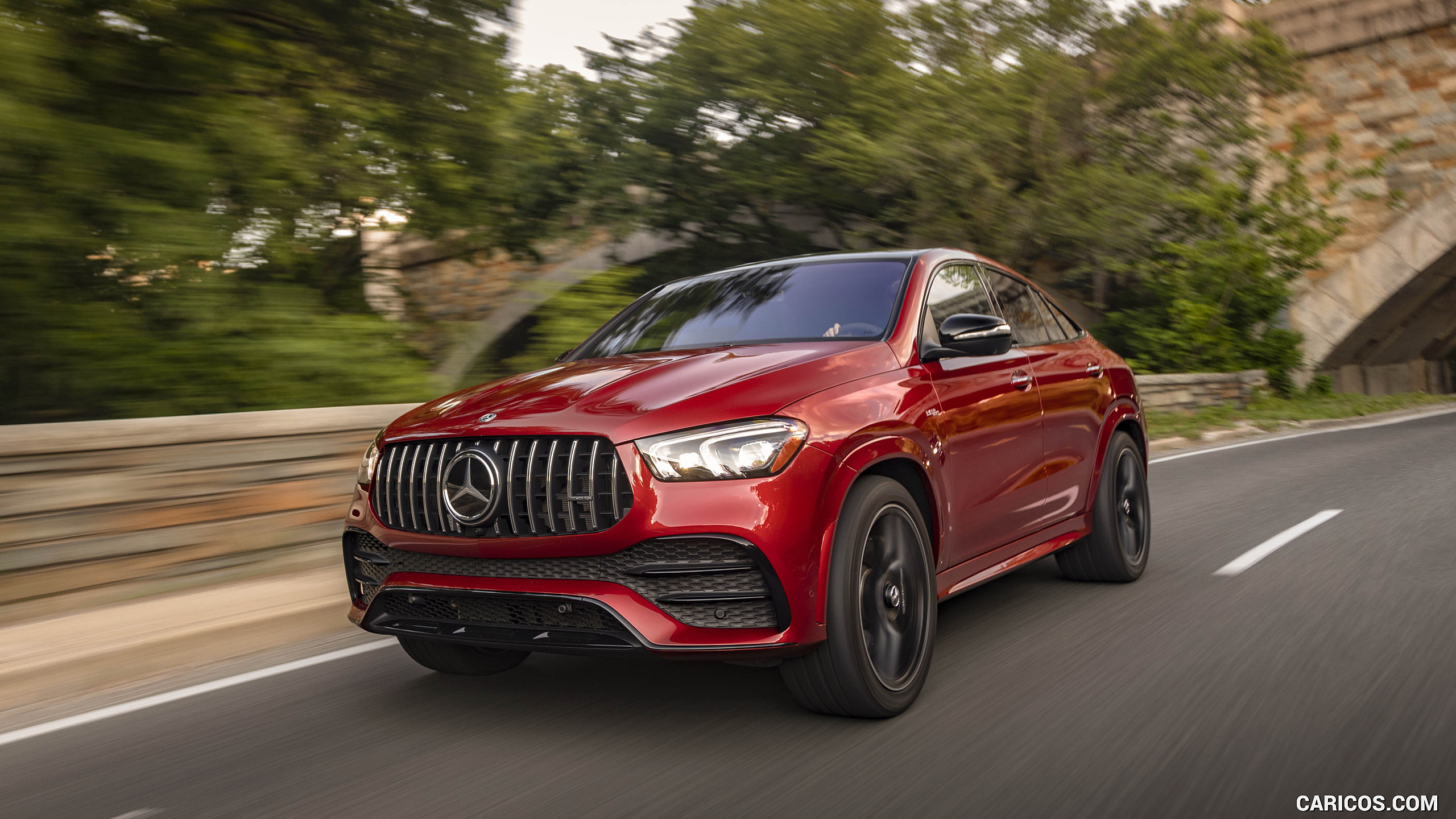 2021 Mercedes-AMG GLE 53 Coupe - Front Three-Quarter, #91 of 178