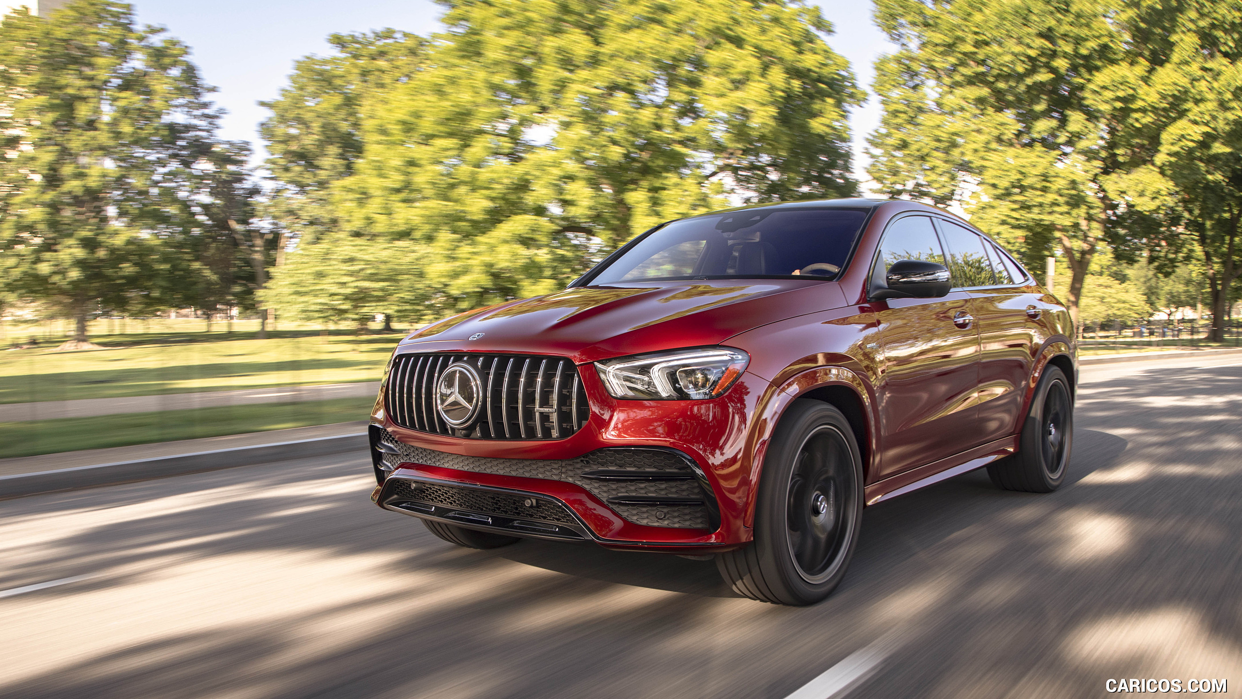 2021 Mercedes-AMG GLE 53 Coupe - Front Three-Quarter, #102 of 178