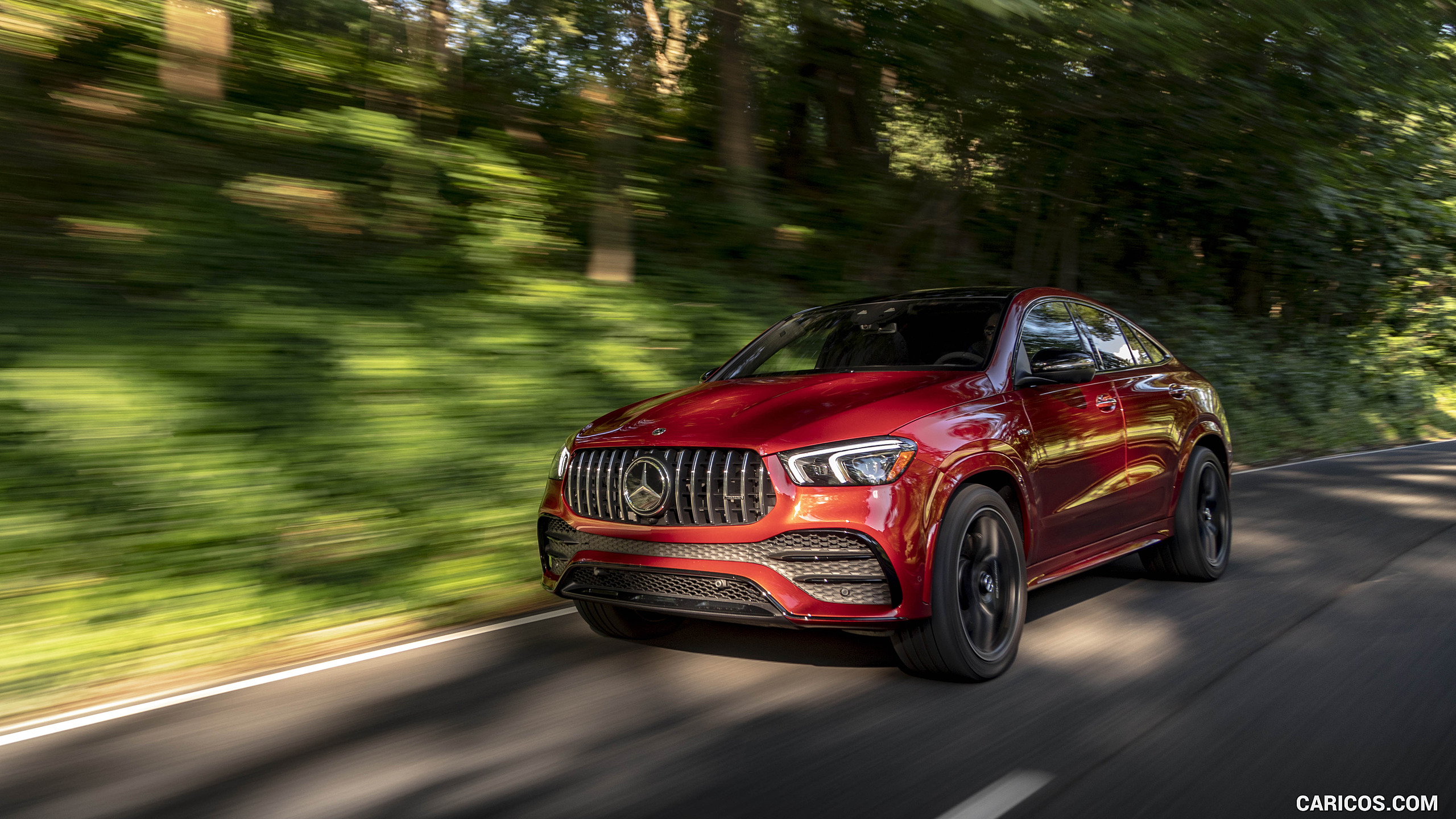 2021 Mercedes-AMG GLE 53 Coupe - Front Three-Quarter, #104 of 178