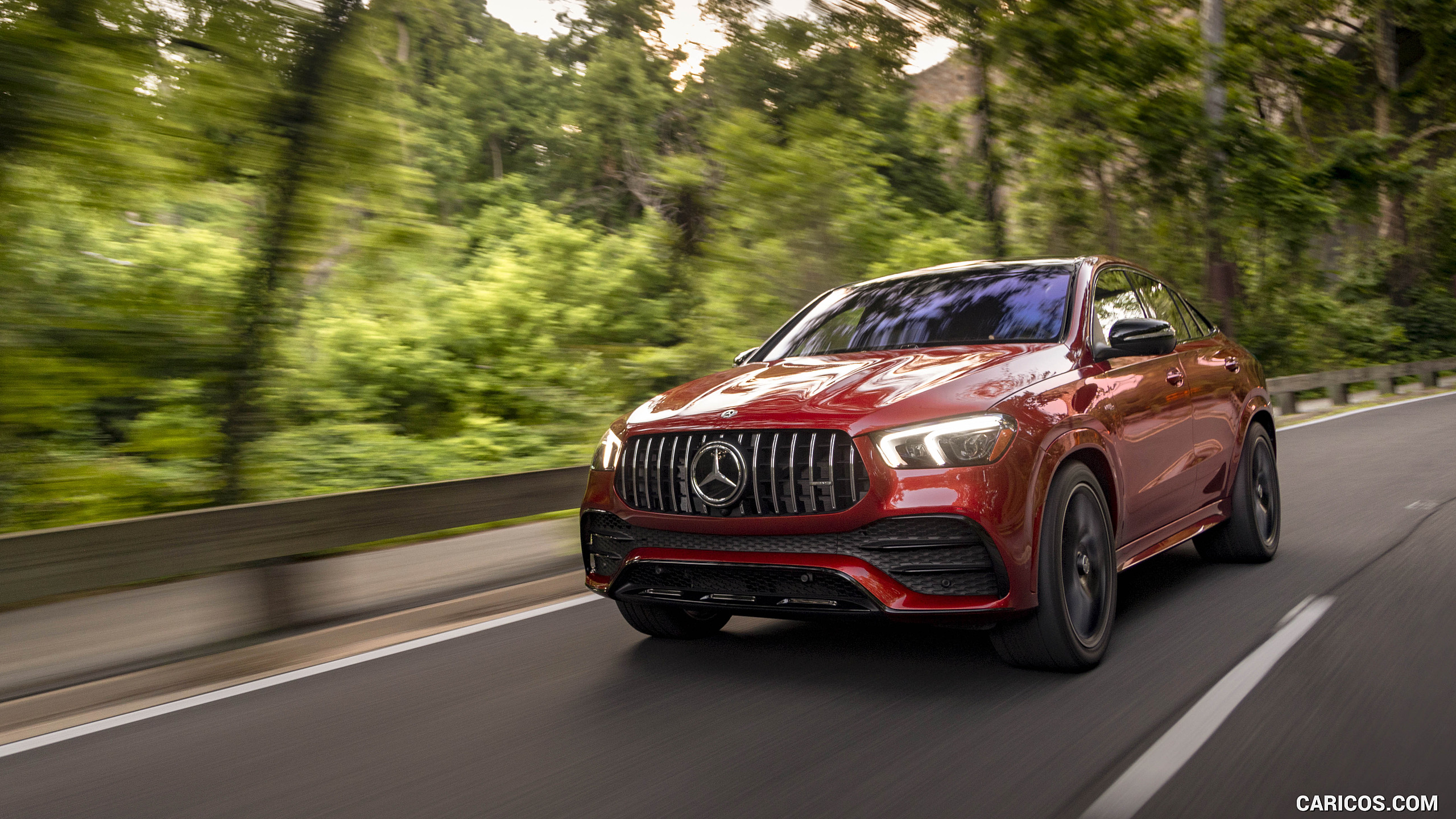2021 Mercedes-AMG GLE 53 Coupe - Front Three-Quarter, #105 of 178
