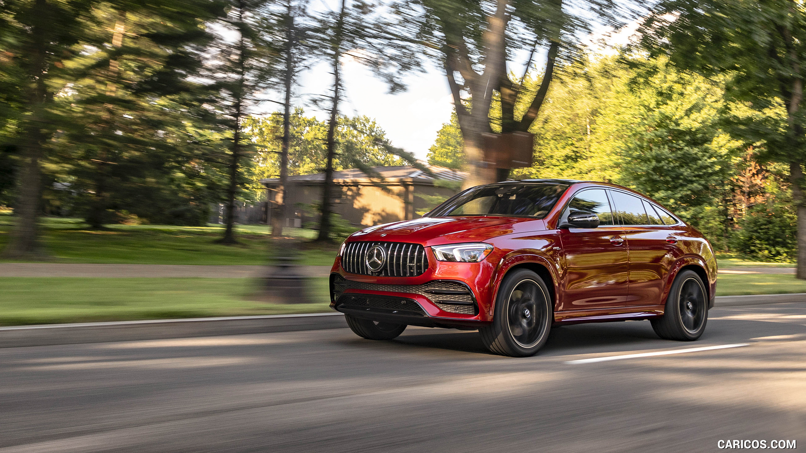 2021 Mercedes-AMG GLE 53 Coupe - Front Three-Quarter, #106 of 178