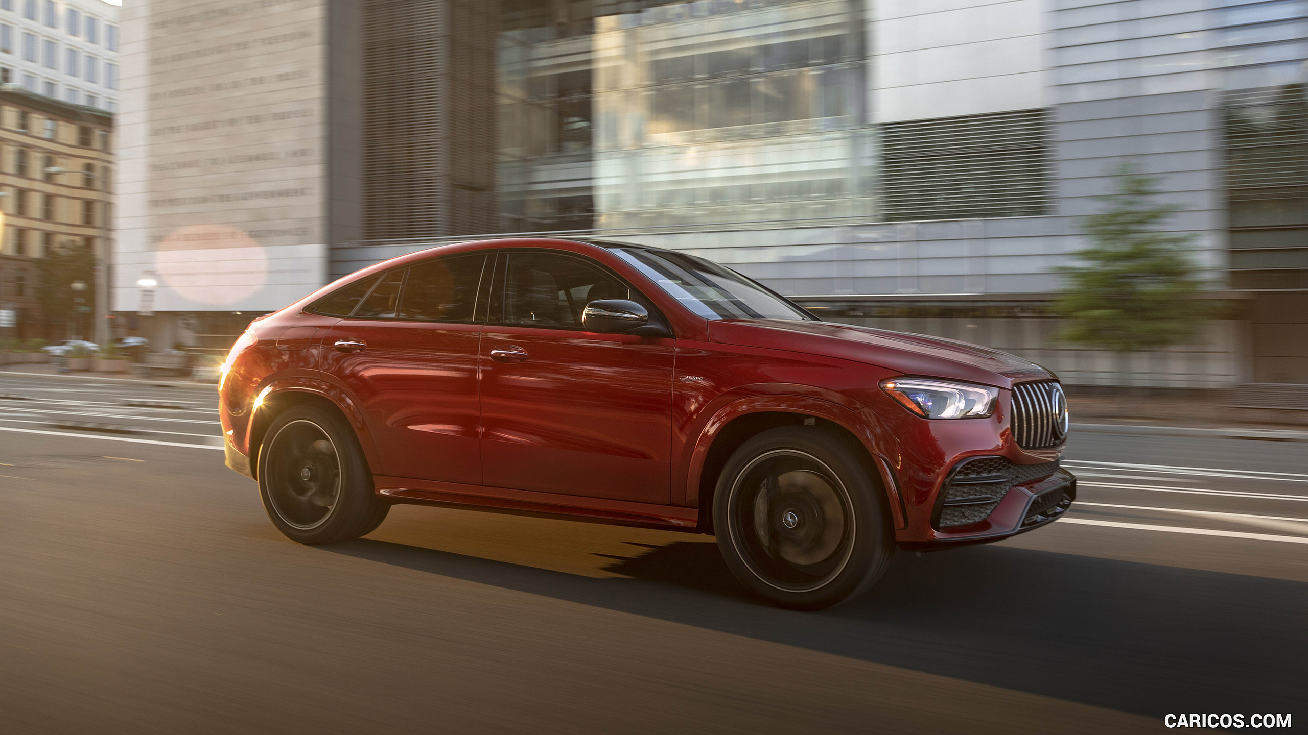 2021 Mercedes-AMG GLE 53 Coupe - Front Three-Quarter, #122 of 178