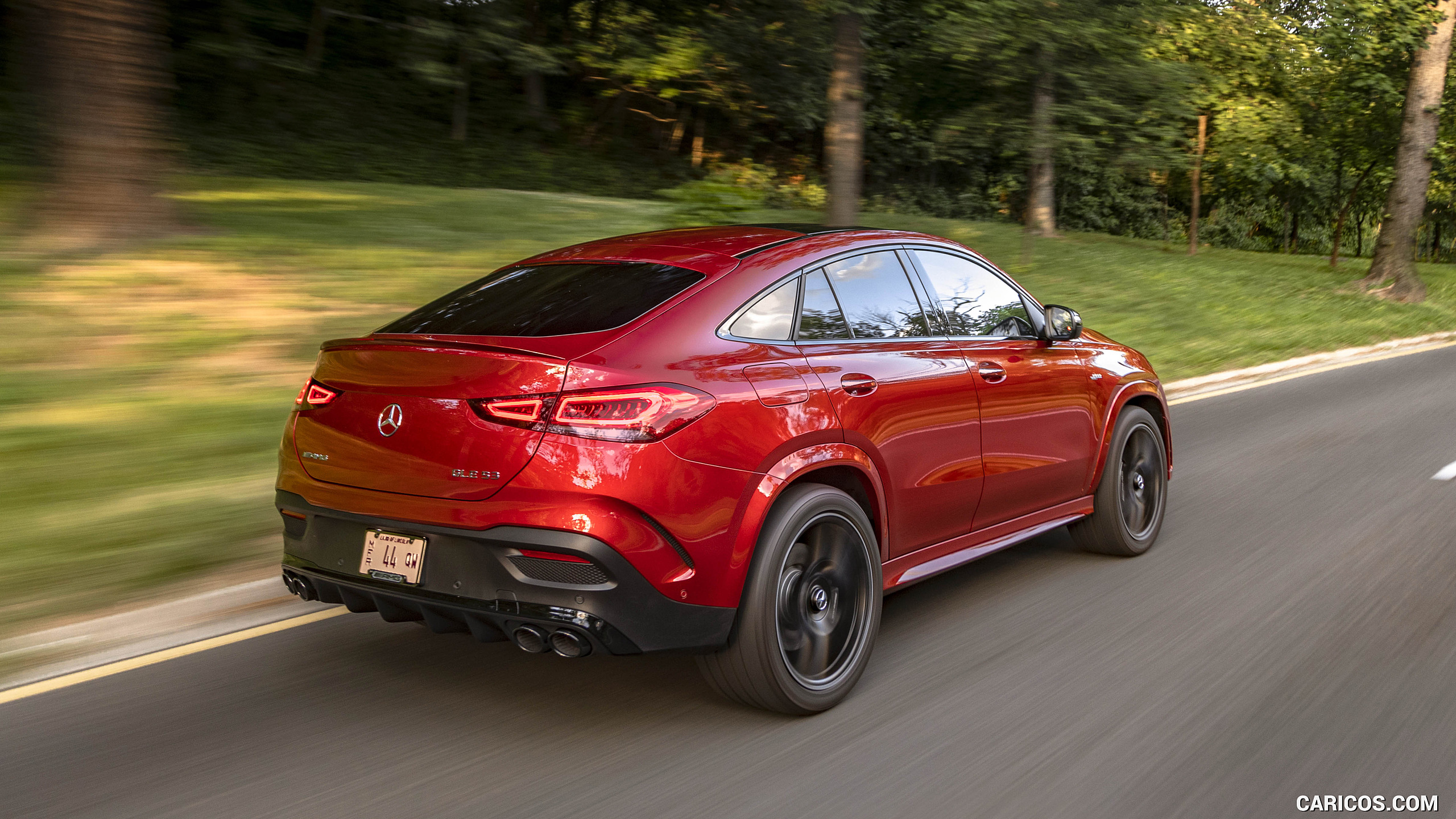 2021 Mercedes-AMG GLE 53 Coupe - Rear Three-Quarter, #95 of 178