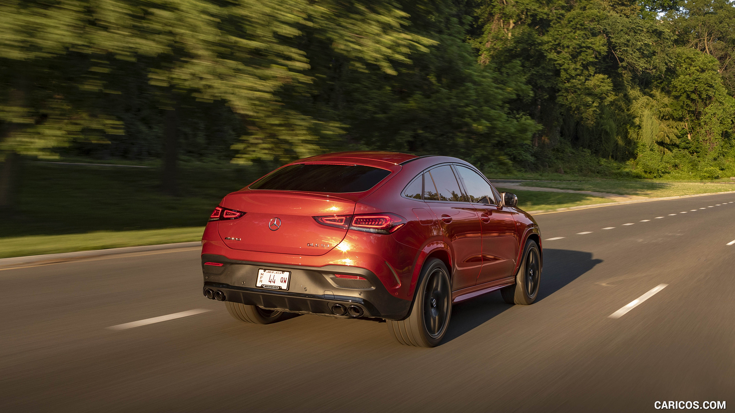 2021 Mercedes-AMG GLE 53 Coupe - Rear Three-Quarter, #99 of 178