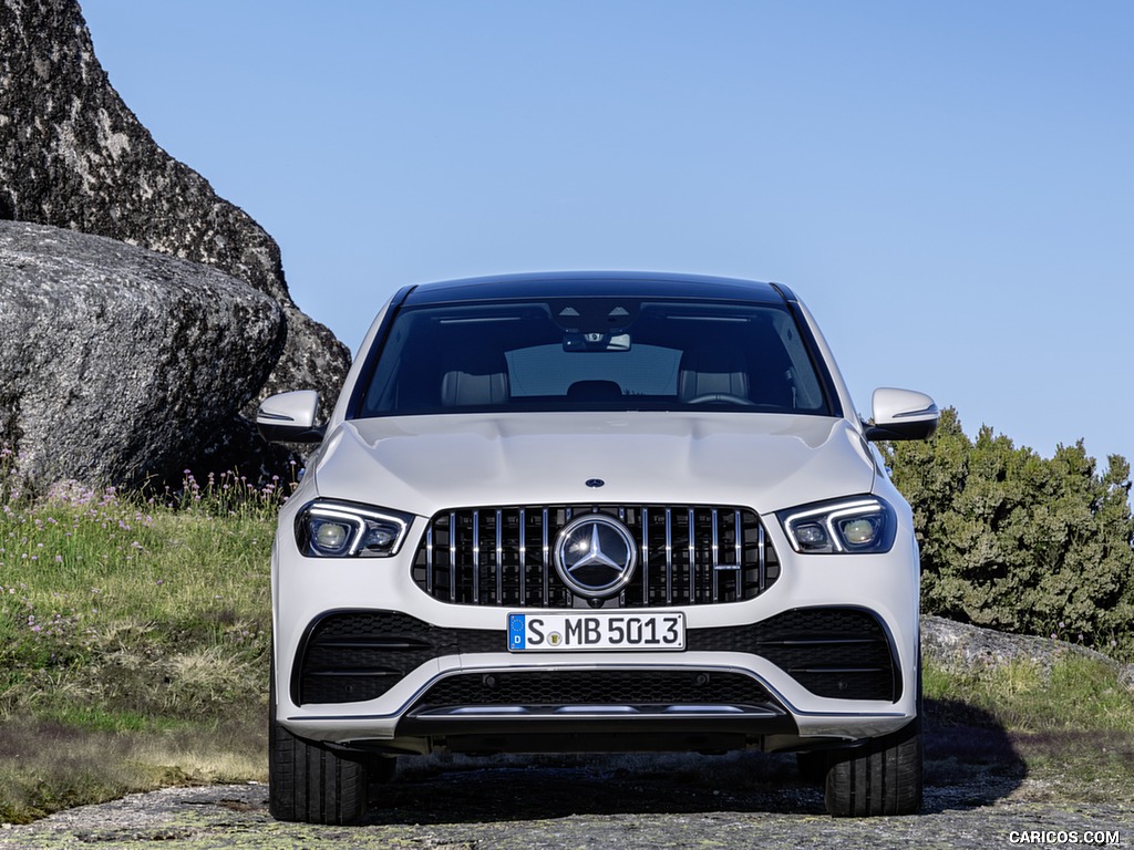 2021 Mercedes-AMG GLE 53 Coupe 4MATIC+ (Color: Designo Diamond White Bright) - Front