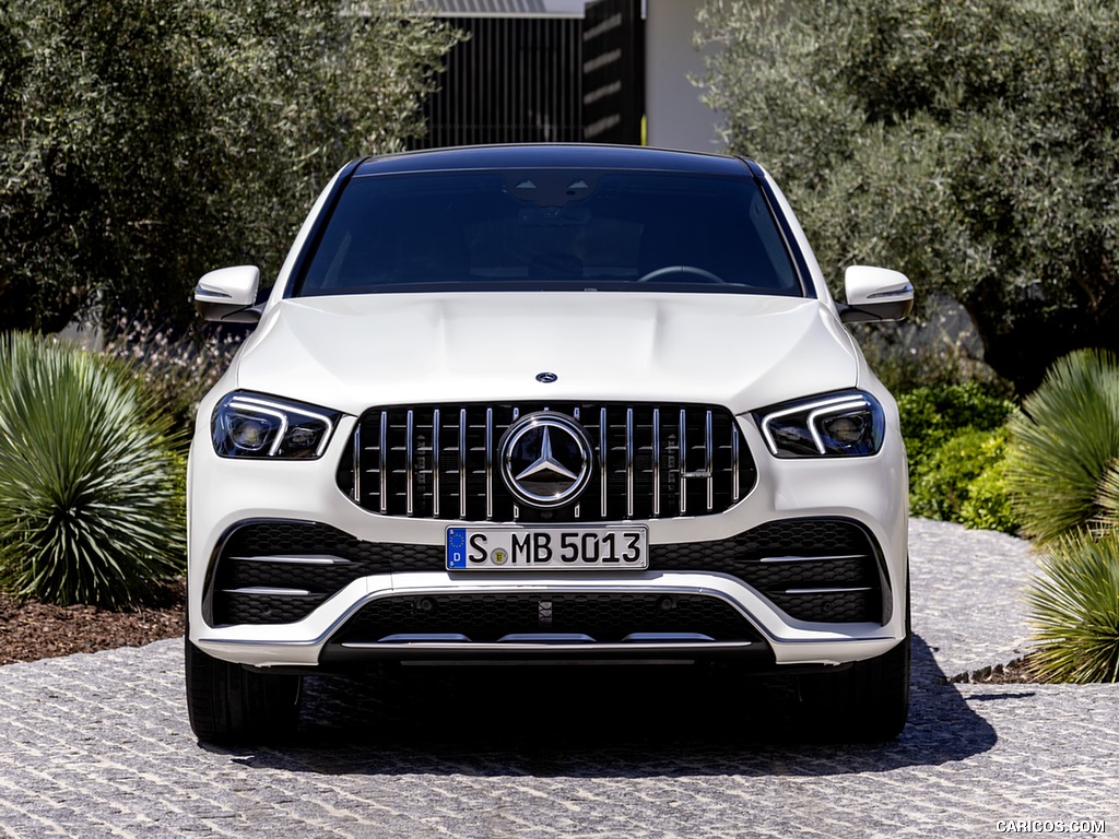 2021 Mercedes-AMG GLE 53 Coupe 4MATIC+ (Color: Designo Diamond White Bright) - Front