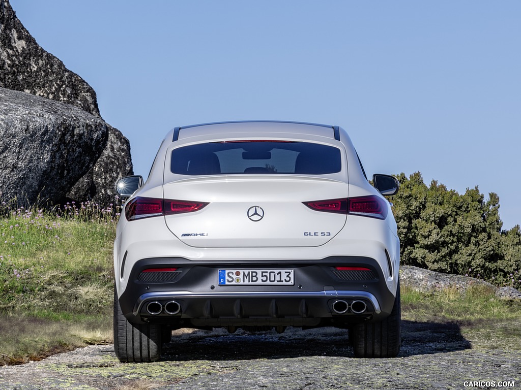 2021 Mercedes-AMG GLE 53 Coupe 4MATIC+ (Color: Designo Diamond White Bright) - Rear