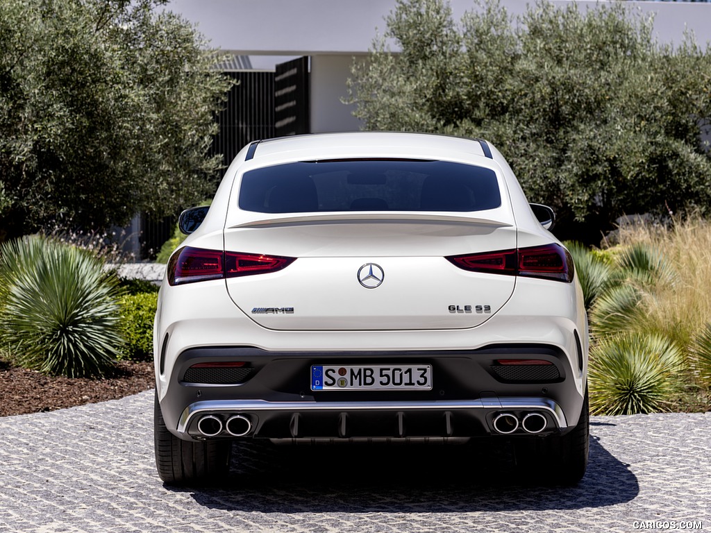 2021 Mercedes-AMG GLE 53 Coupe 4MATIC+ (Color: Designo Diamond White Bright) - Rear