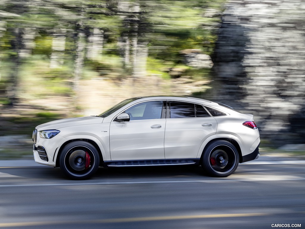 2021 Mercedes-AMG GLE 53 Coupe 4MATIC+ (Color: Designo Diamond White Bright) - Side