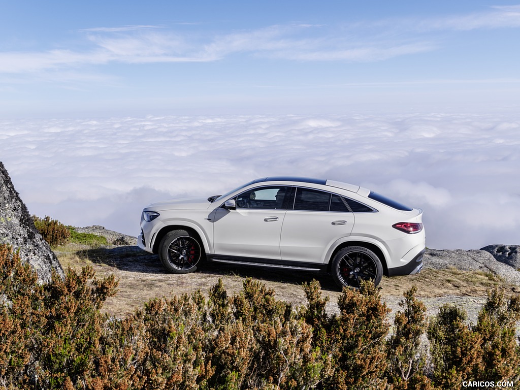 2021 Mercedes-AMG GLE 53 Coupe 4MATIC+ (Color: Designo Diamond White Bright) - Side