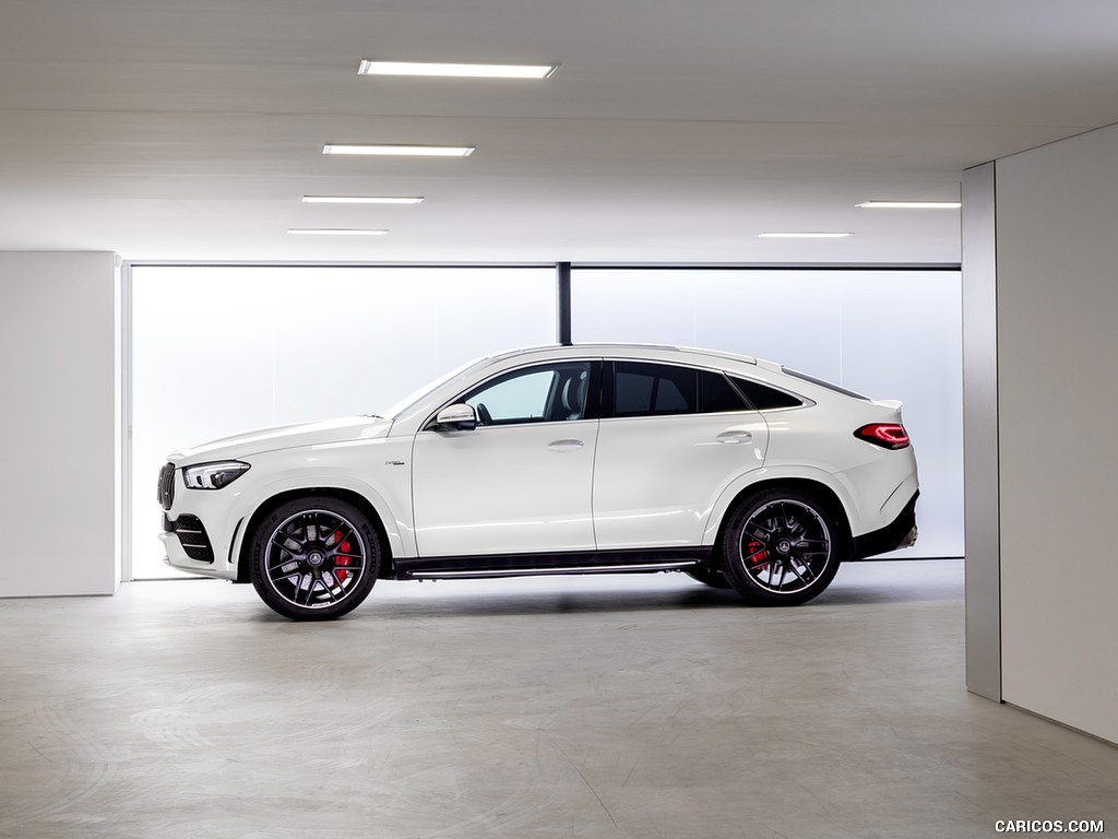 2021 Mercedes-AMG GLE 53 Coupe 4MATIC+ (Color: Designo Diamond White Bright) - Side