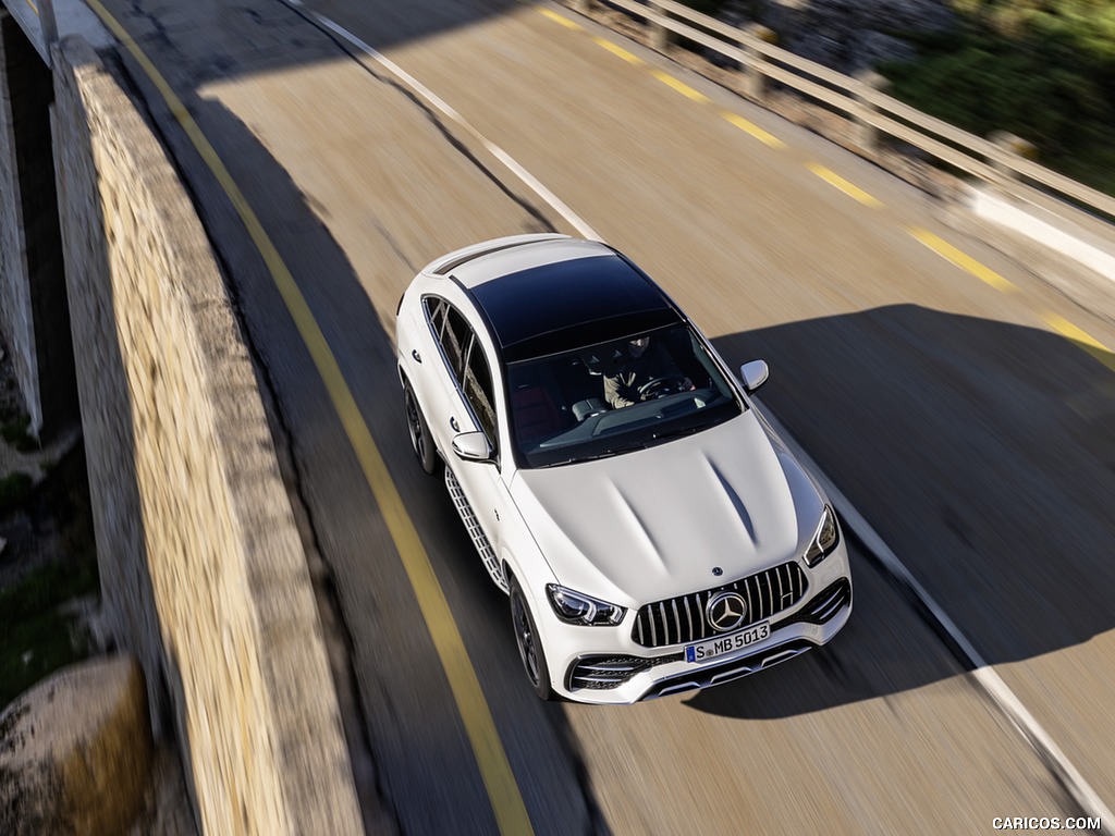 2021 Mercedes-AMG GLE 53 Coupe 4MATIC+ (Color: Designo Diamond White Bright) - Top