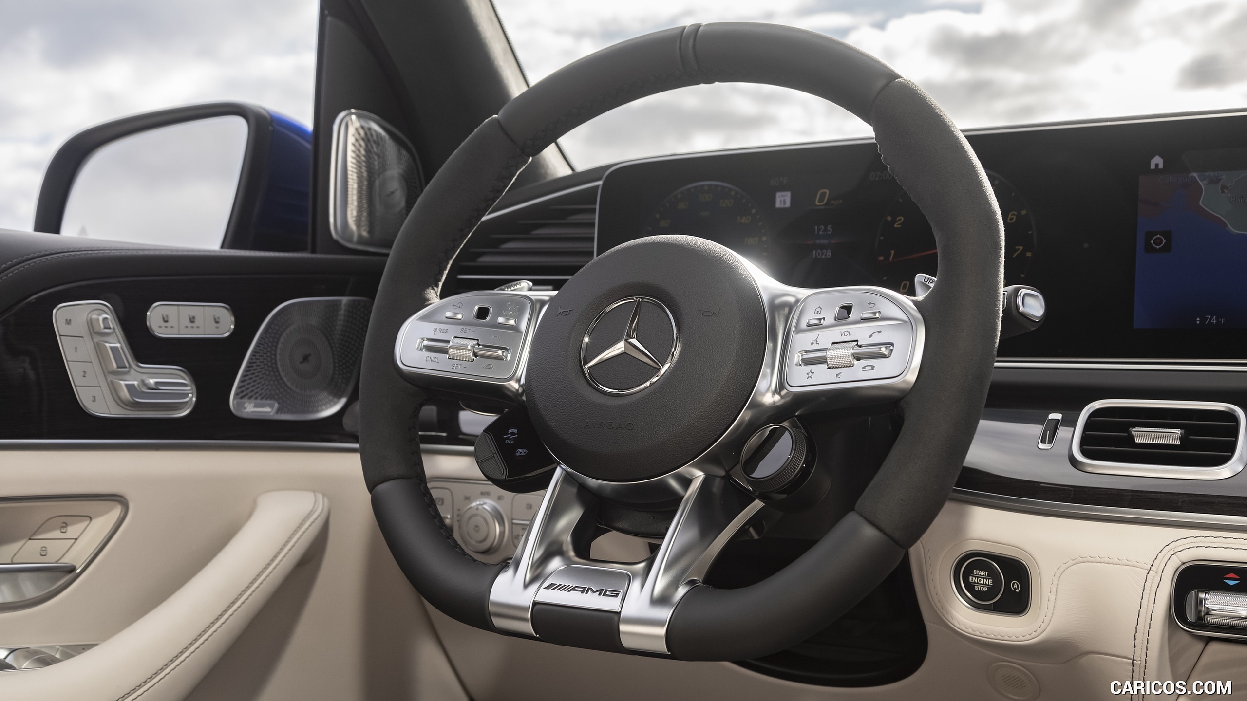2021 Mercedes-AMG GLE 63 S (US-Spec) - Interior, Steering Wheel, #80 of 187