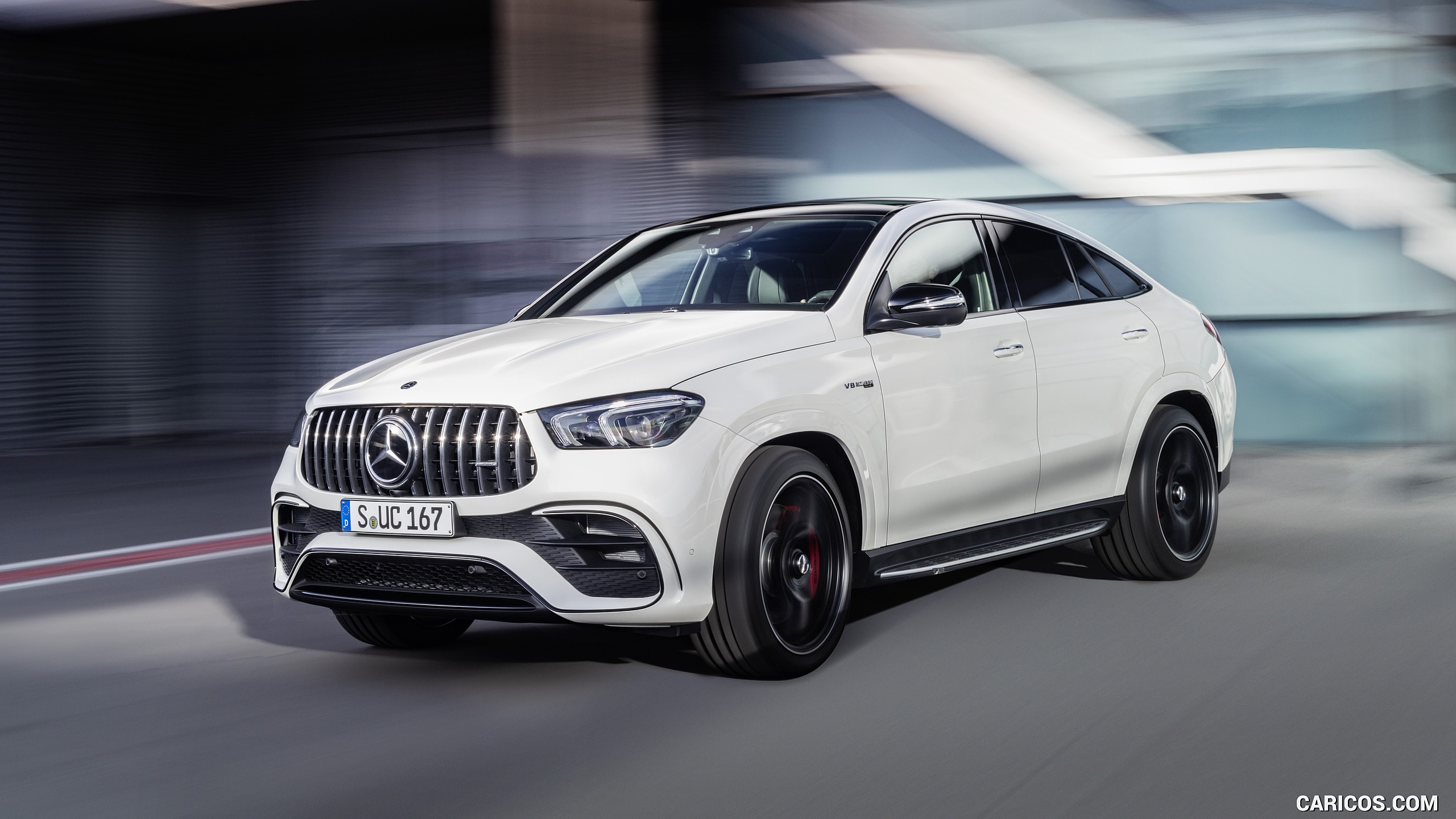 2021 Mercedes-AMG GLE 63 S 4MATIC+ Coupe (Color: Diamond White), #4 of 66