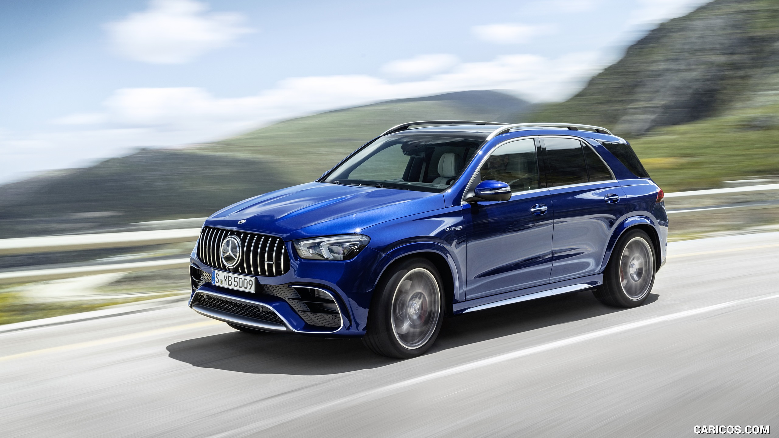 2021 Mercedes-AMG GLE 63 S 4MATIC - Front Three-Quarter, #3 of 187