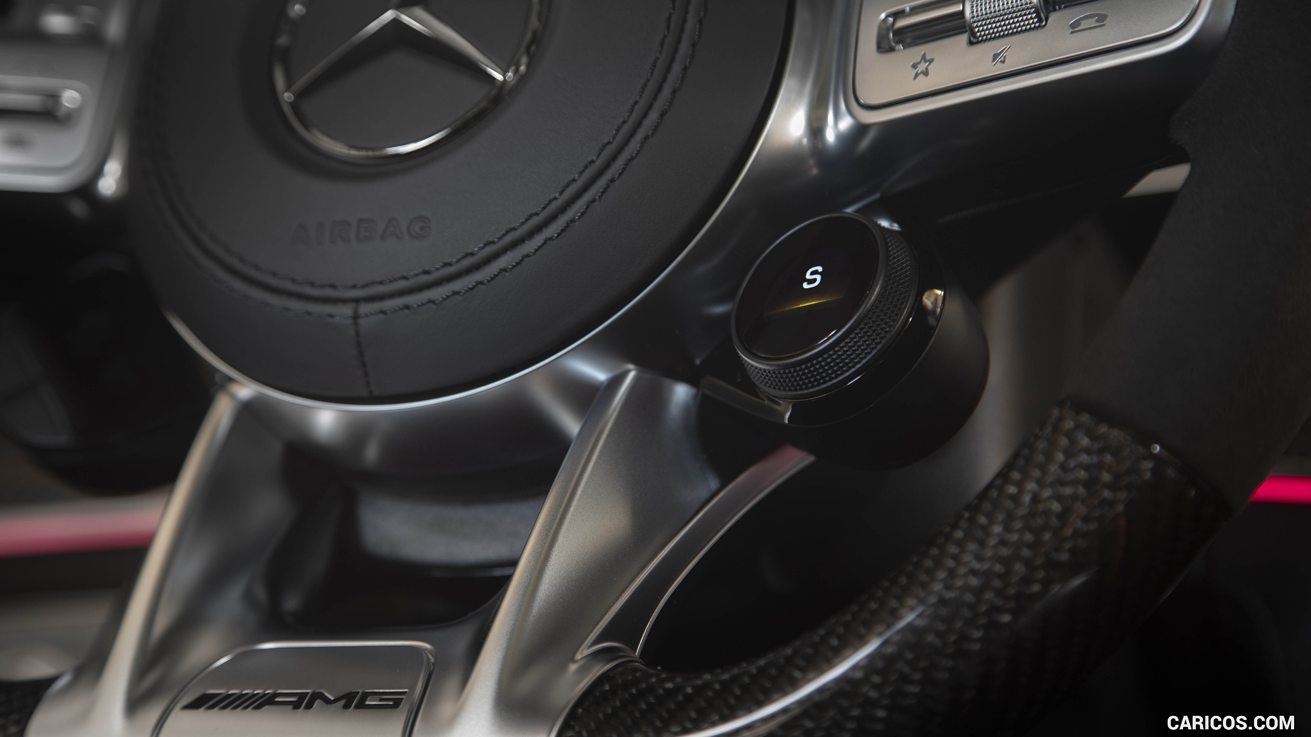 2021 Mercedes-AMG GLE 63 S Coupe (US-Spec) - Interior, Steering Wheel, #61 of 66