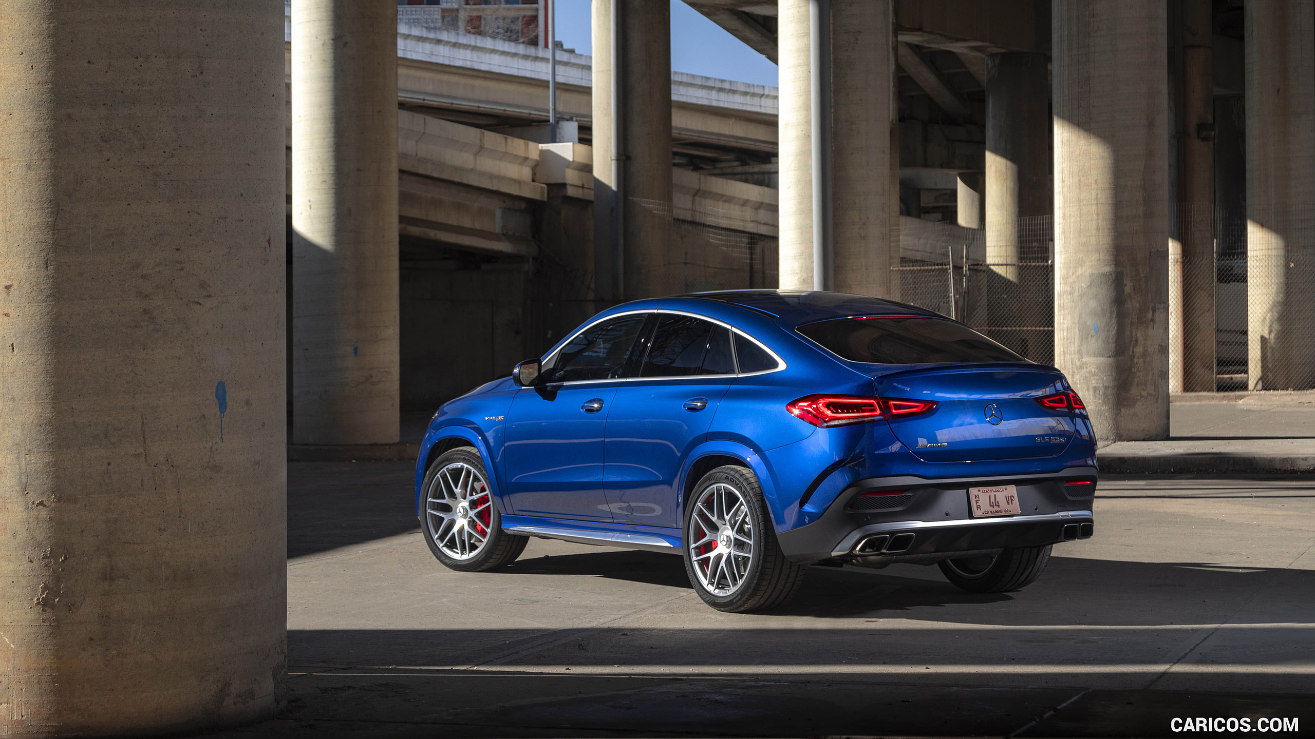 2021 Mercedes-AMG GLE 63 S Coupe (US-Spec) - Rear Three-Quarter, #43 of 66